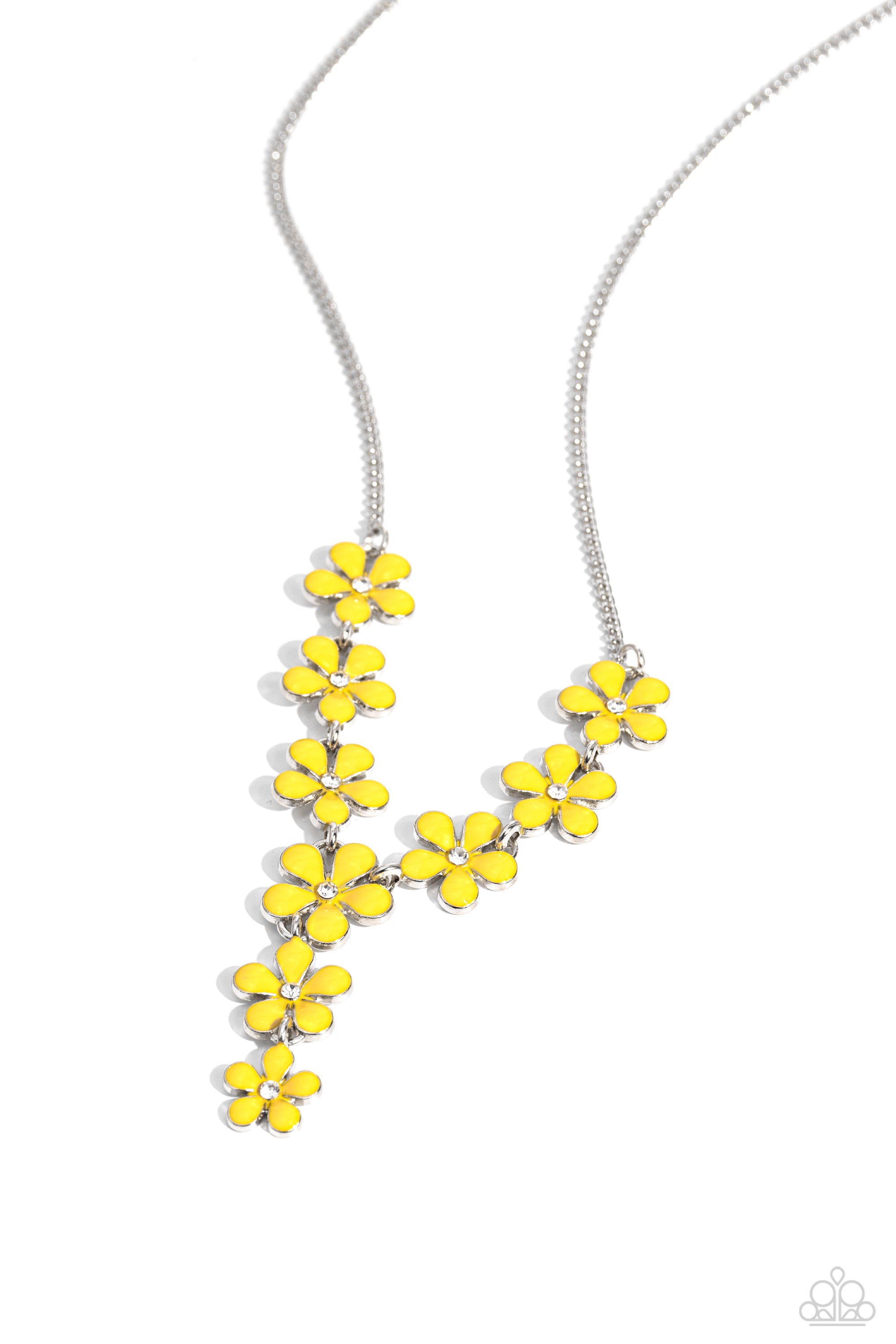 FLOWERING FEATURE YELLOW-NECKLACE