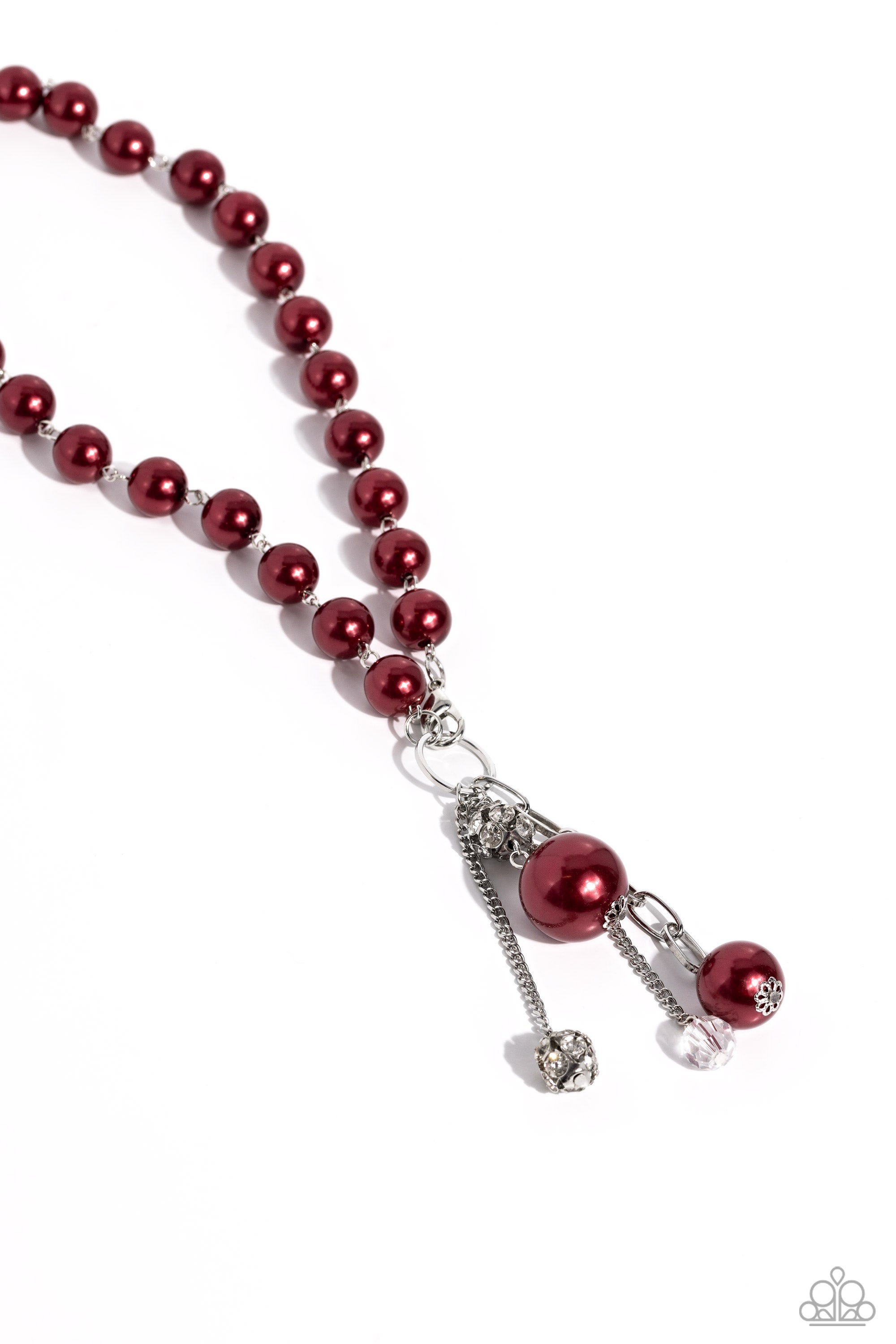 WHITE COLLAR WELCOME RED-NECKLACE