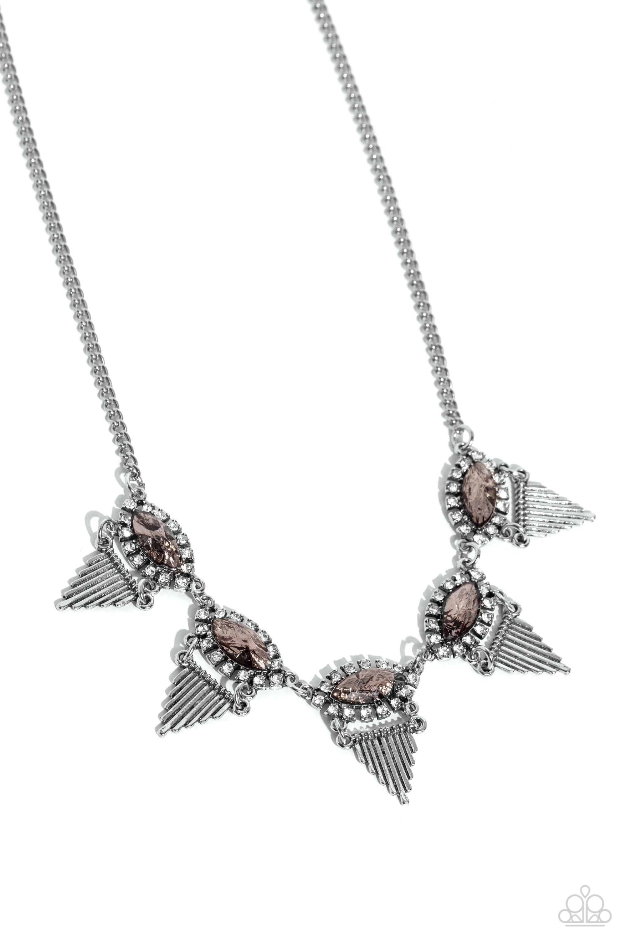 SCINTILLATING SHIMMER SILVER-NECKLACE