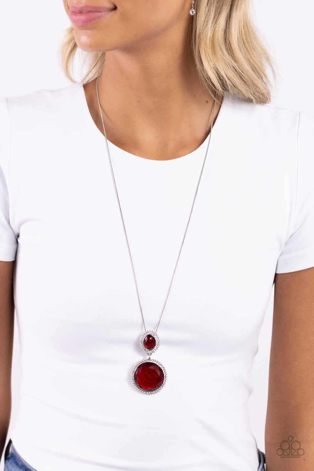 CASTLE CADENZA RED-NECKLACE