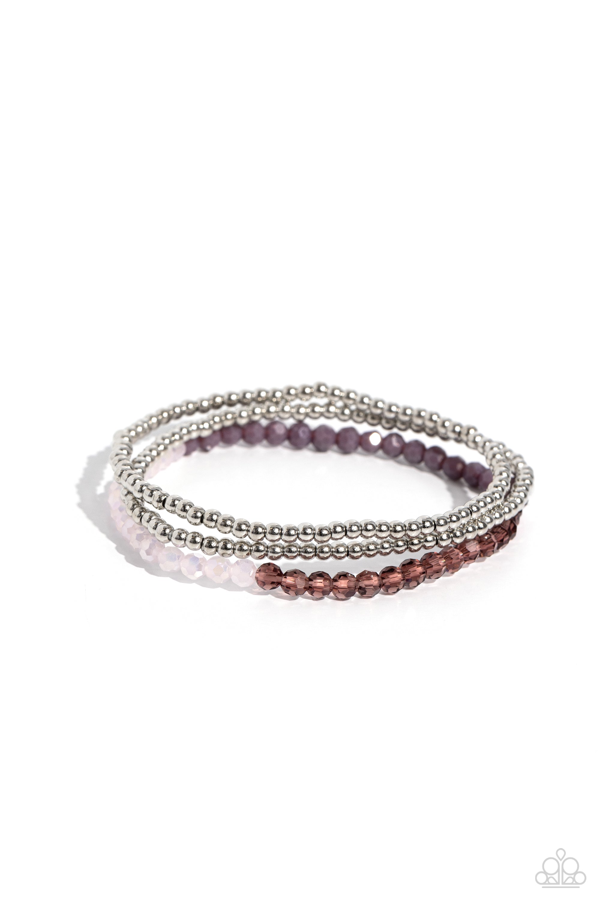 BACKSTAGE BEADING PURPLE-BRACELET