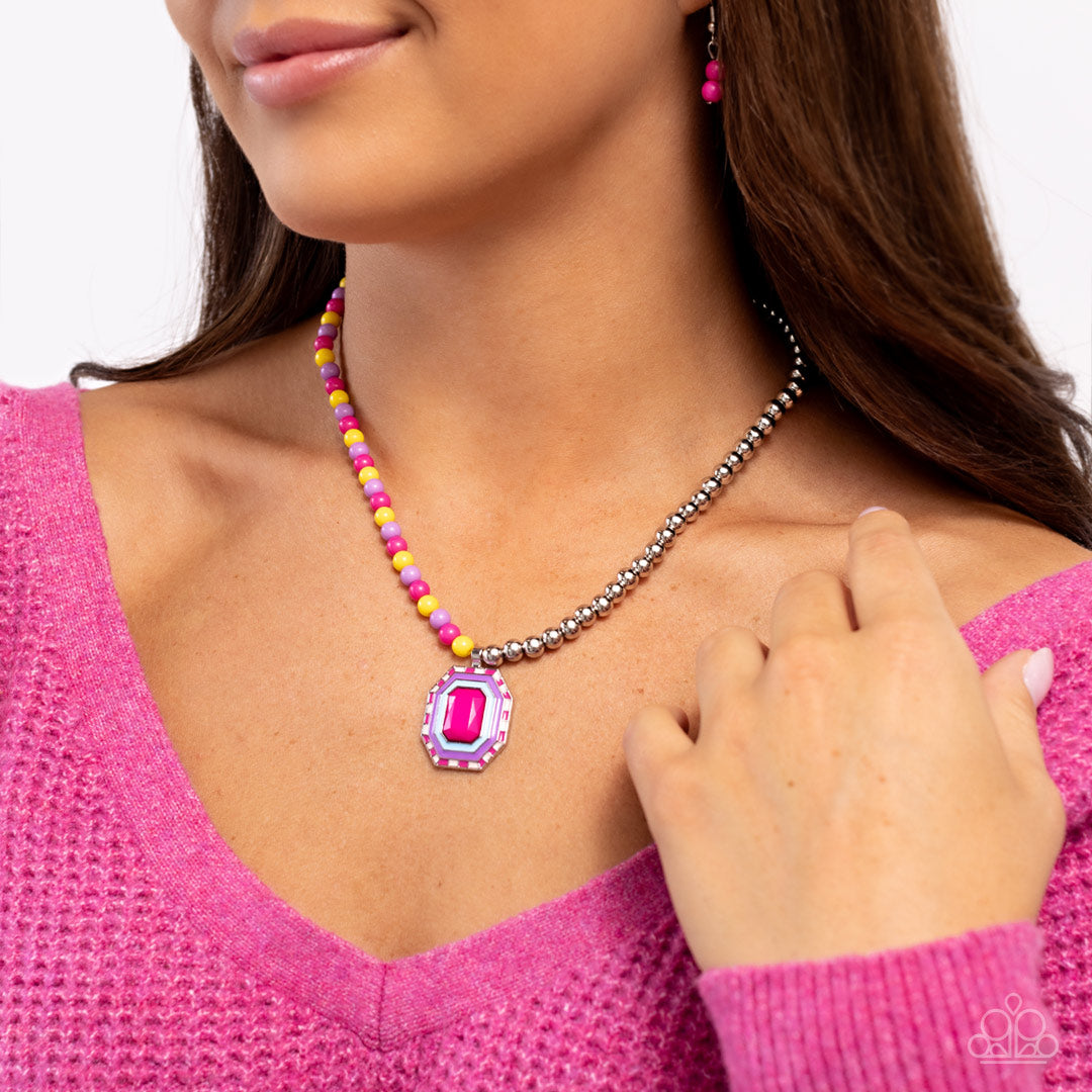 CONTRASTING CANDY MULTI-NECKLACE