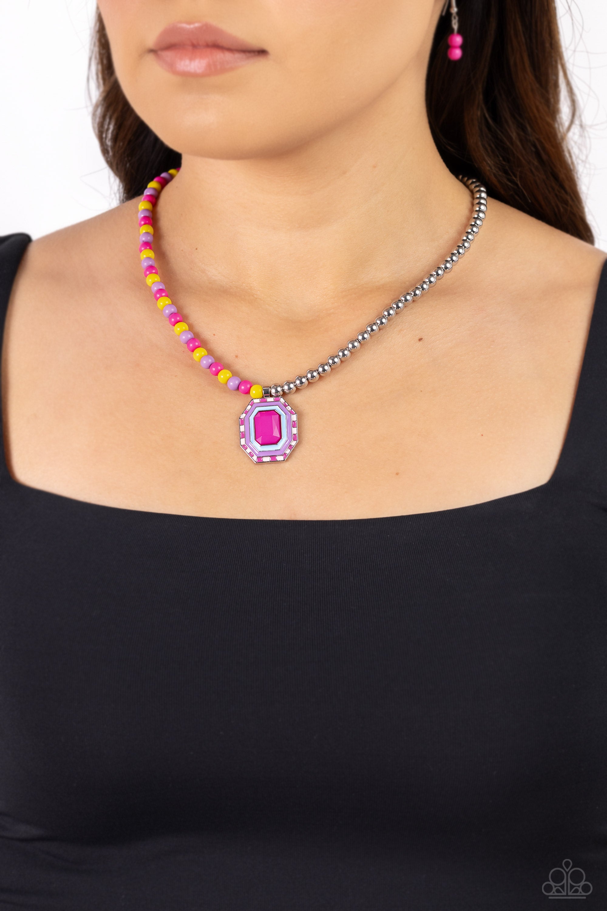 CONTRASTING CANDY MULTI-NECKLACE