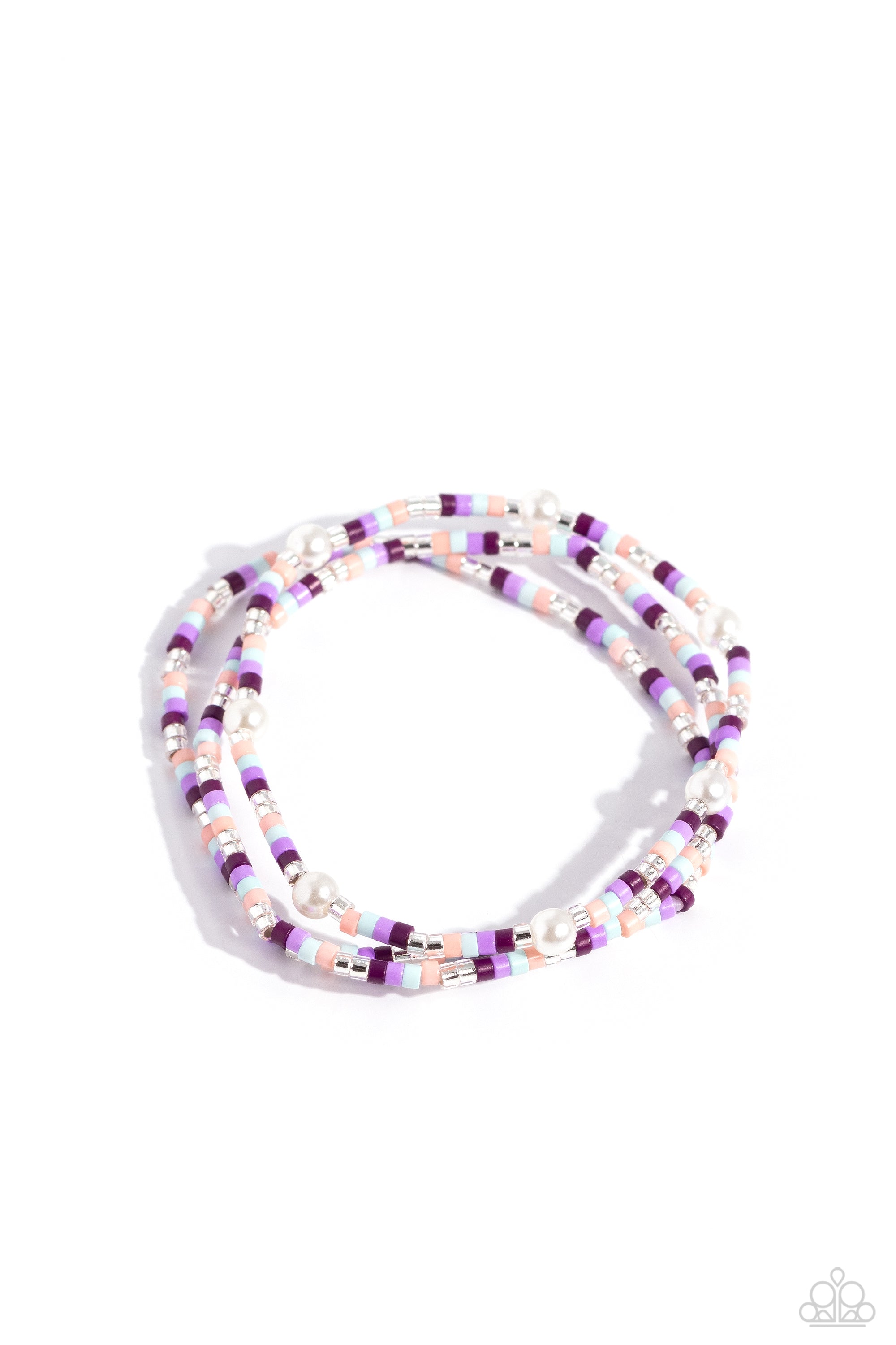 COLORBLOCK CACHE PURPLE-BRACELET