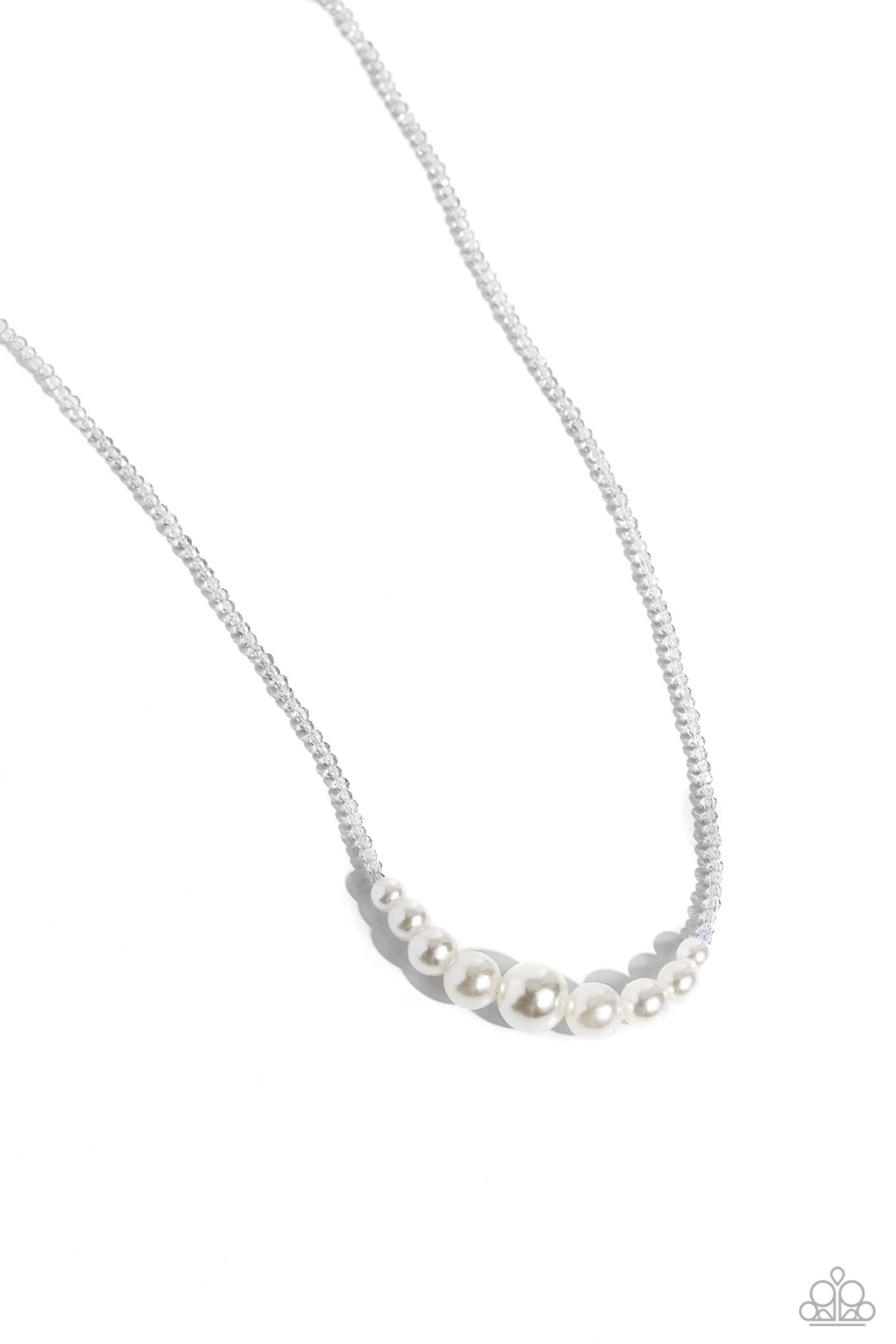 WHITE COLLAR WHIMSY SILVER-NECKLACE