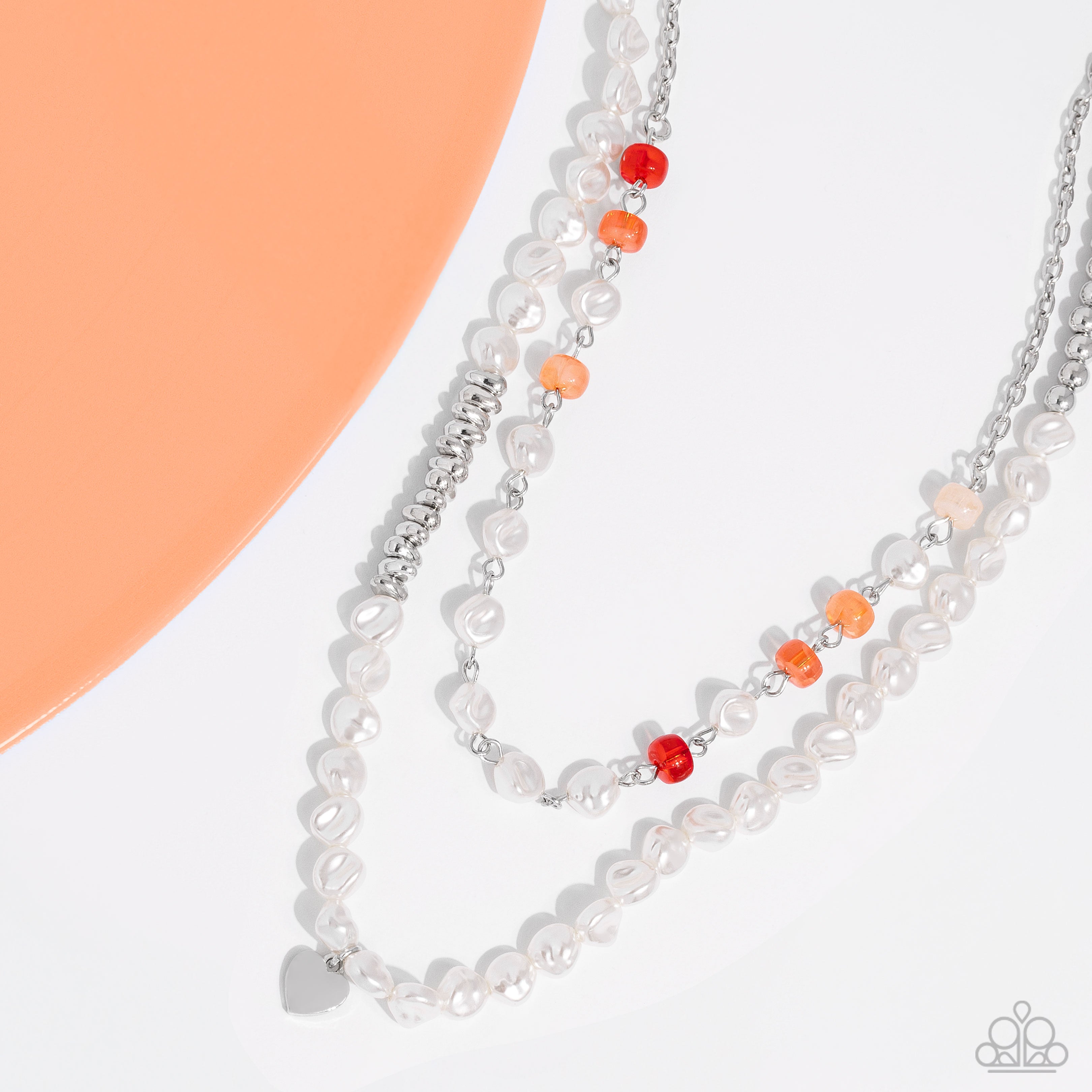 PEARL PACT ORANGE-NECKLACE