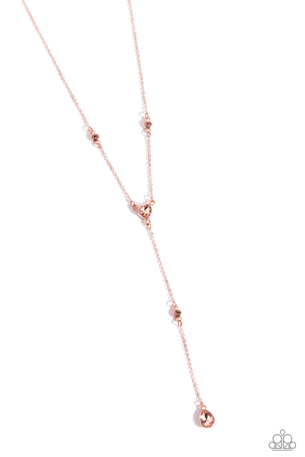 LAVISH LARIAT COPPER-NECKLACE