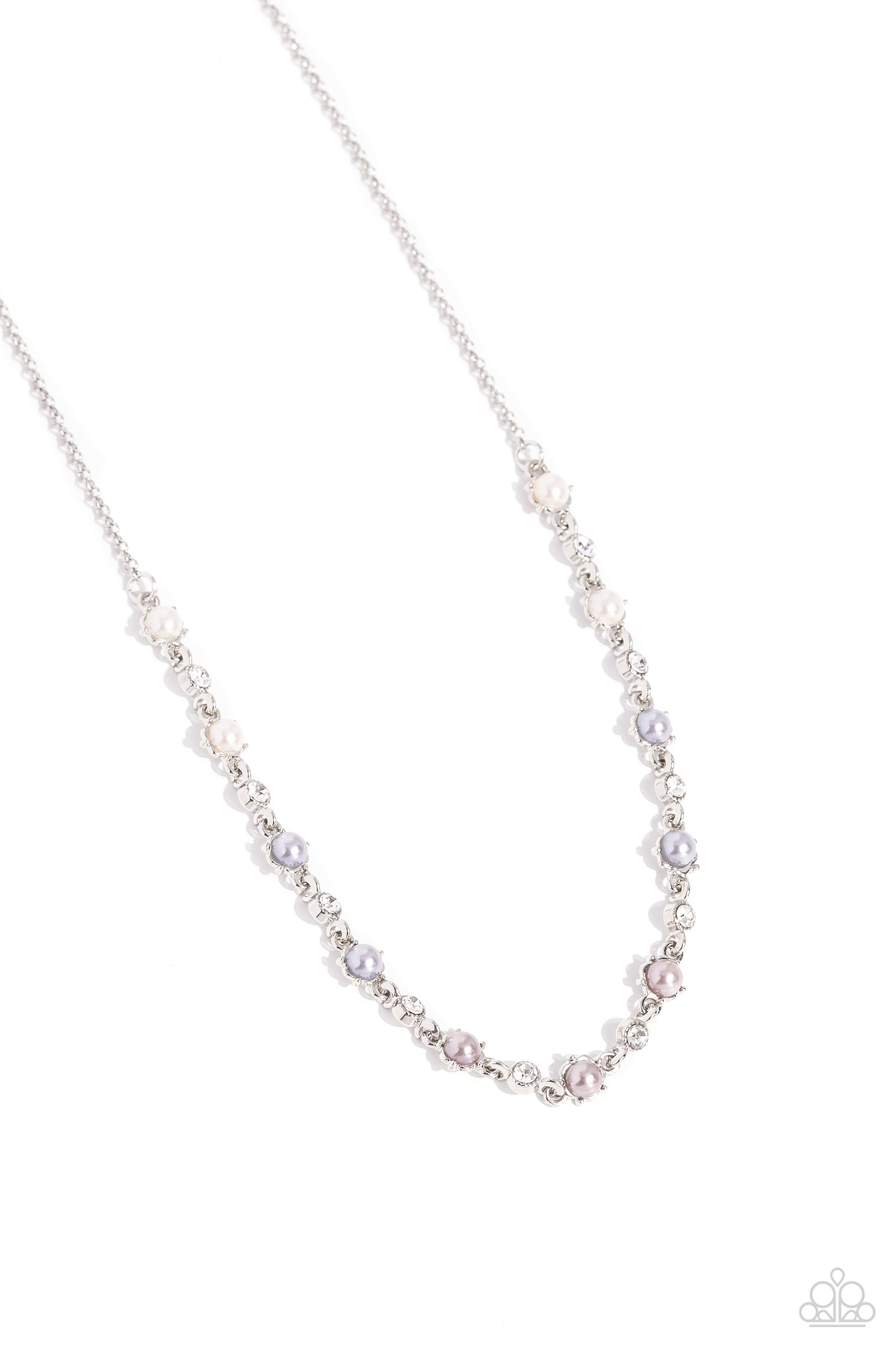 PRONGED PASSION SILVER-NECKLACE