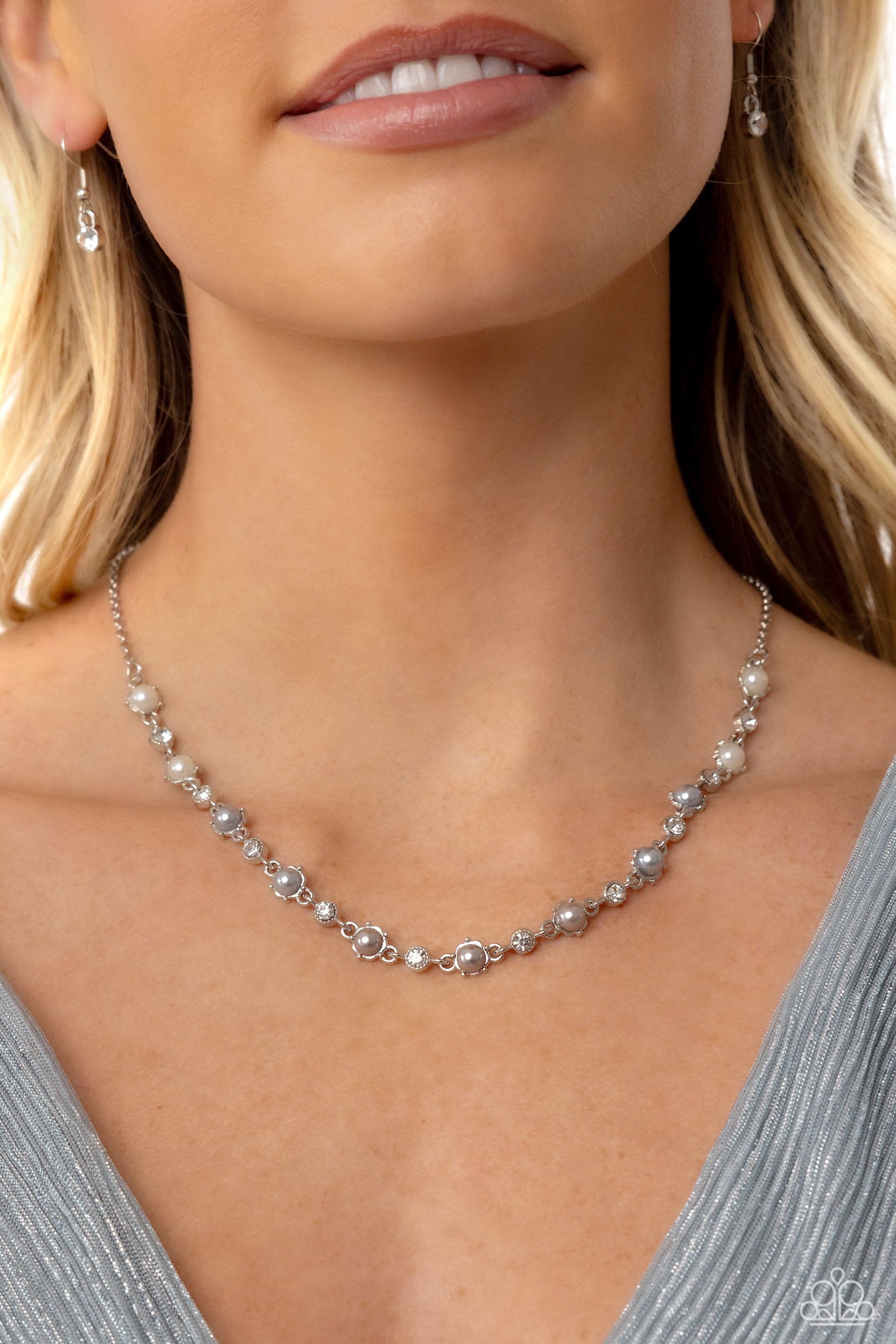 PRONGED PASSION SILVER-NECKLACE