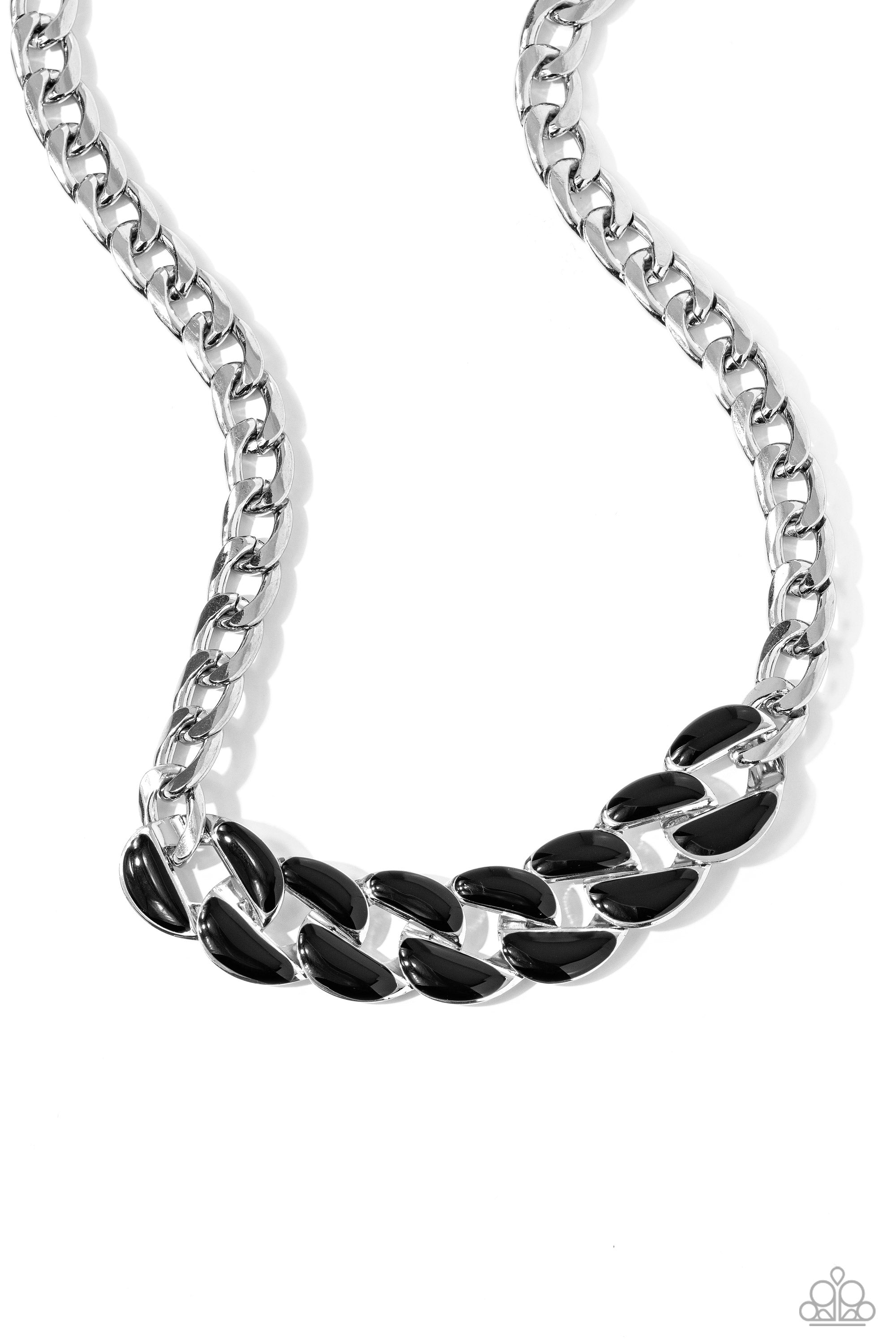 CURB CRAZE BLACK-NECKLACE