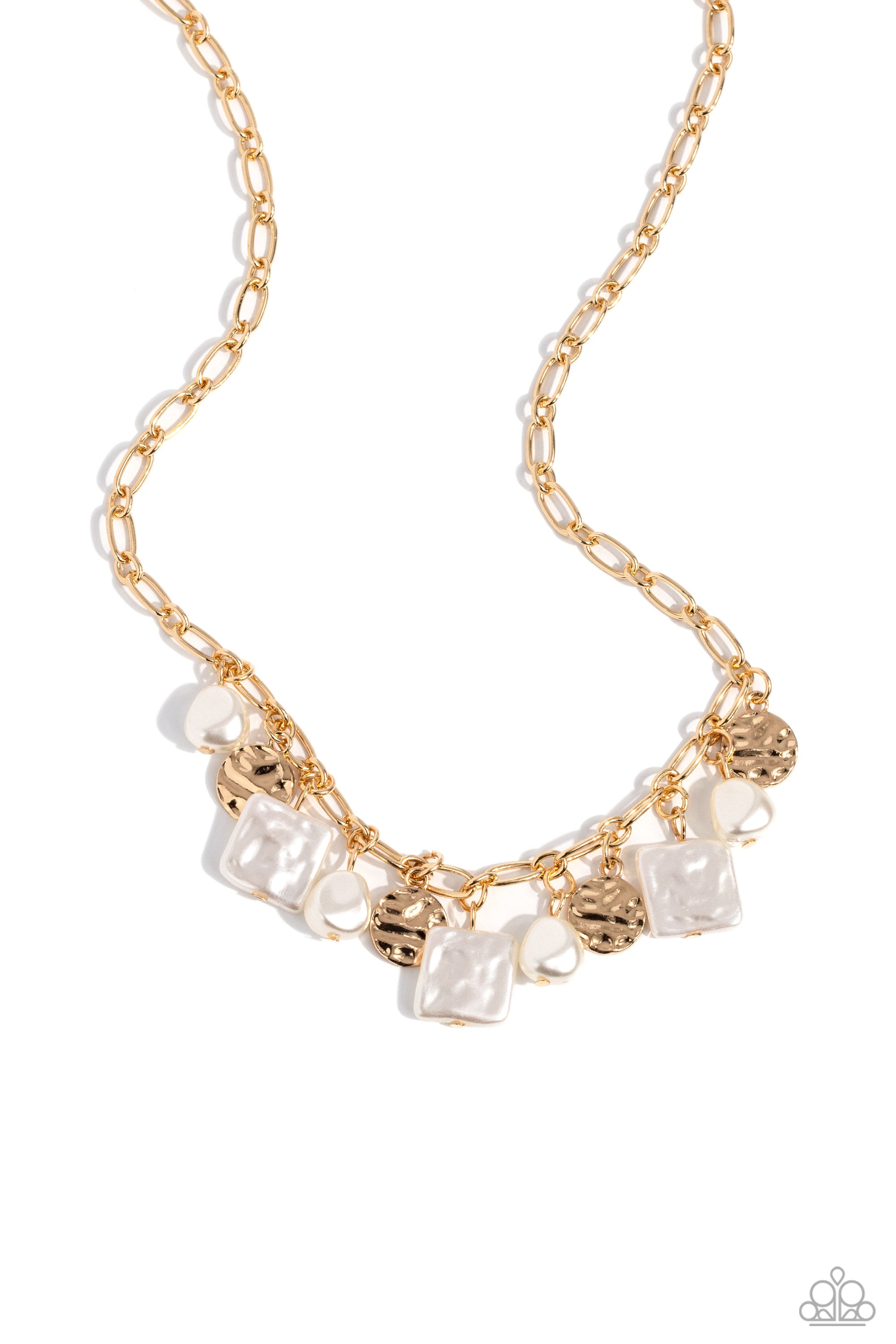 SOPHISTICATED SQUARED GOLD-NECKLACE