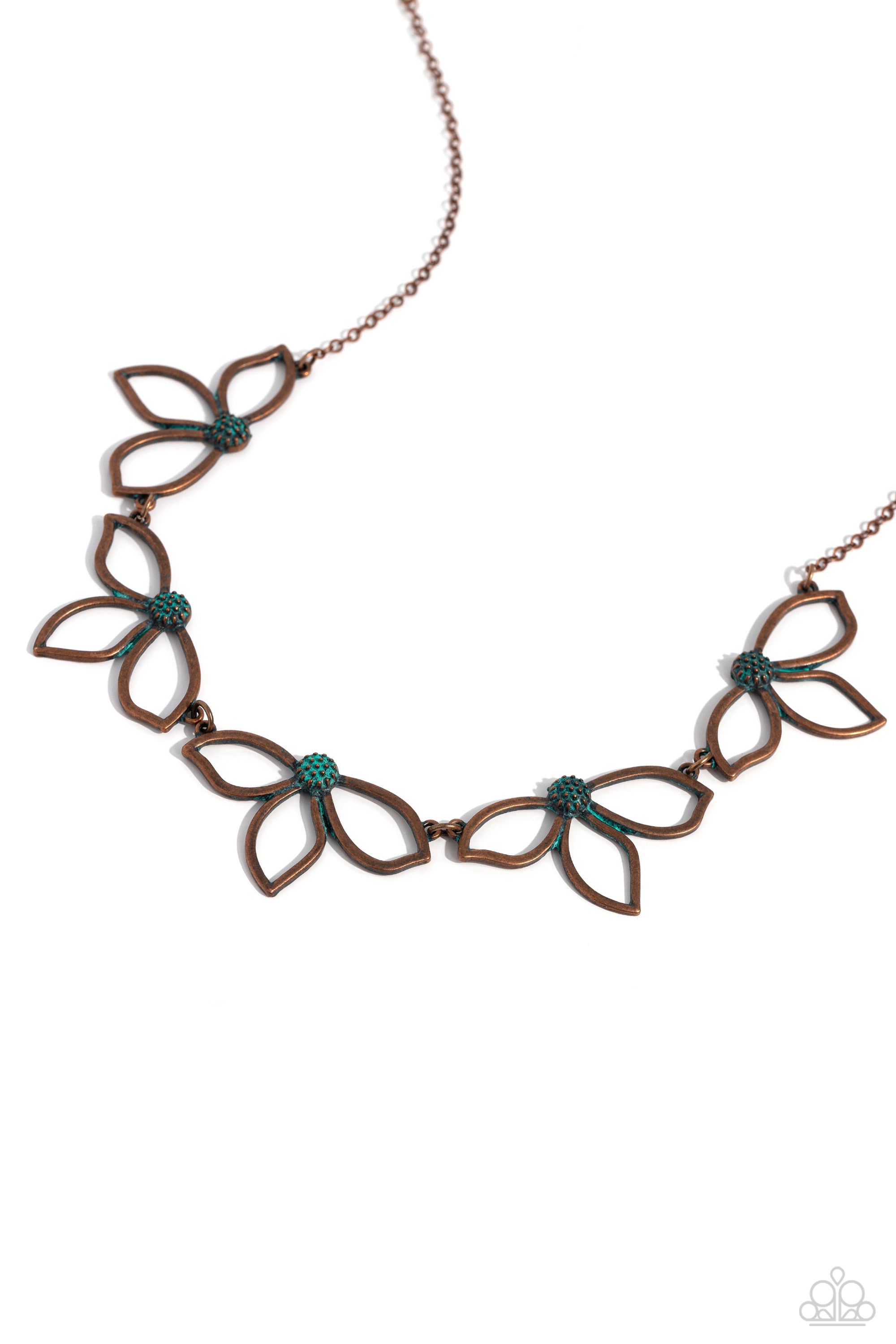 PETAL PAGEANTRY COPPER-NECKLACE