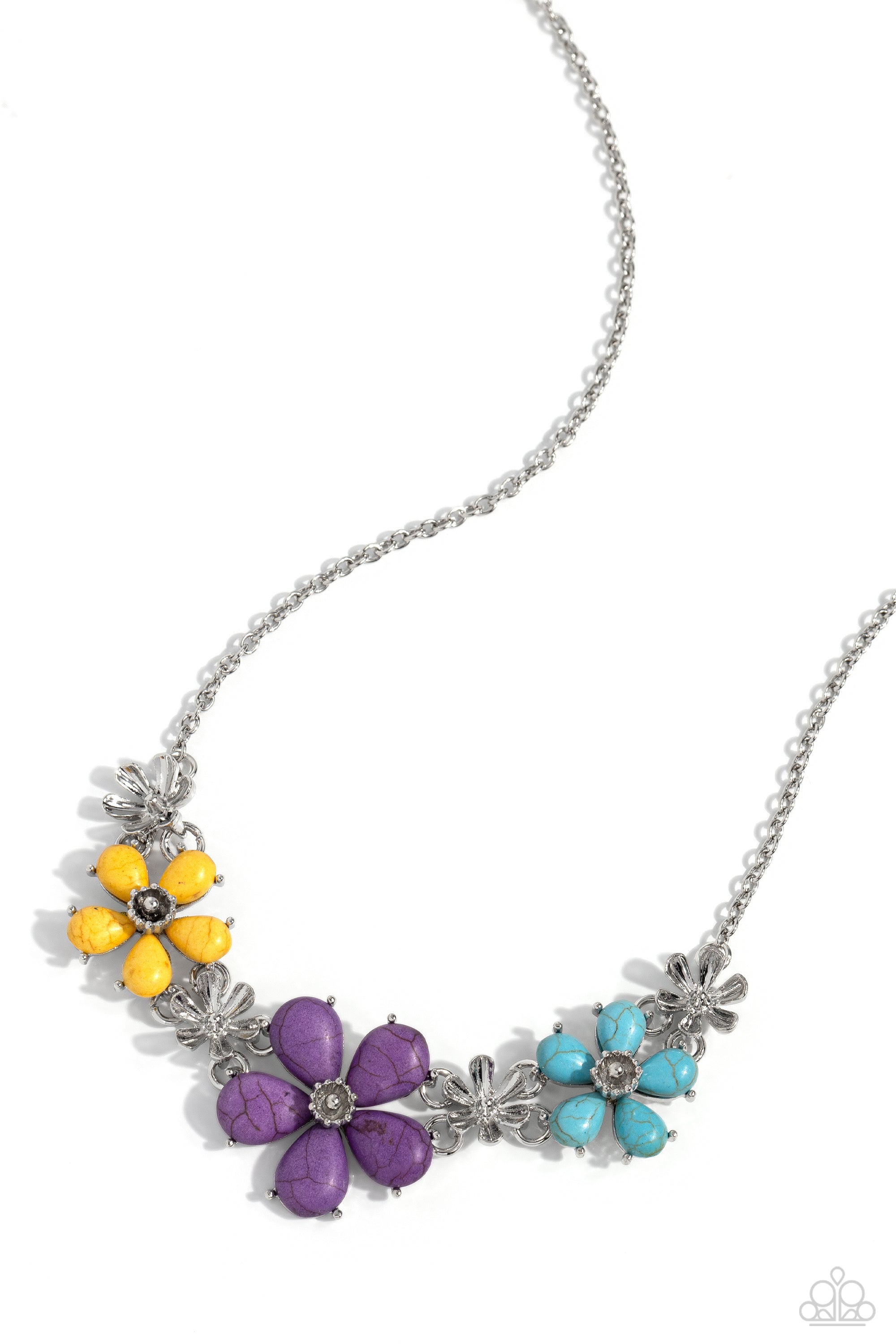 GROWING GARLAND PURPLE-NECKLACE