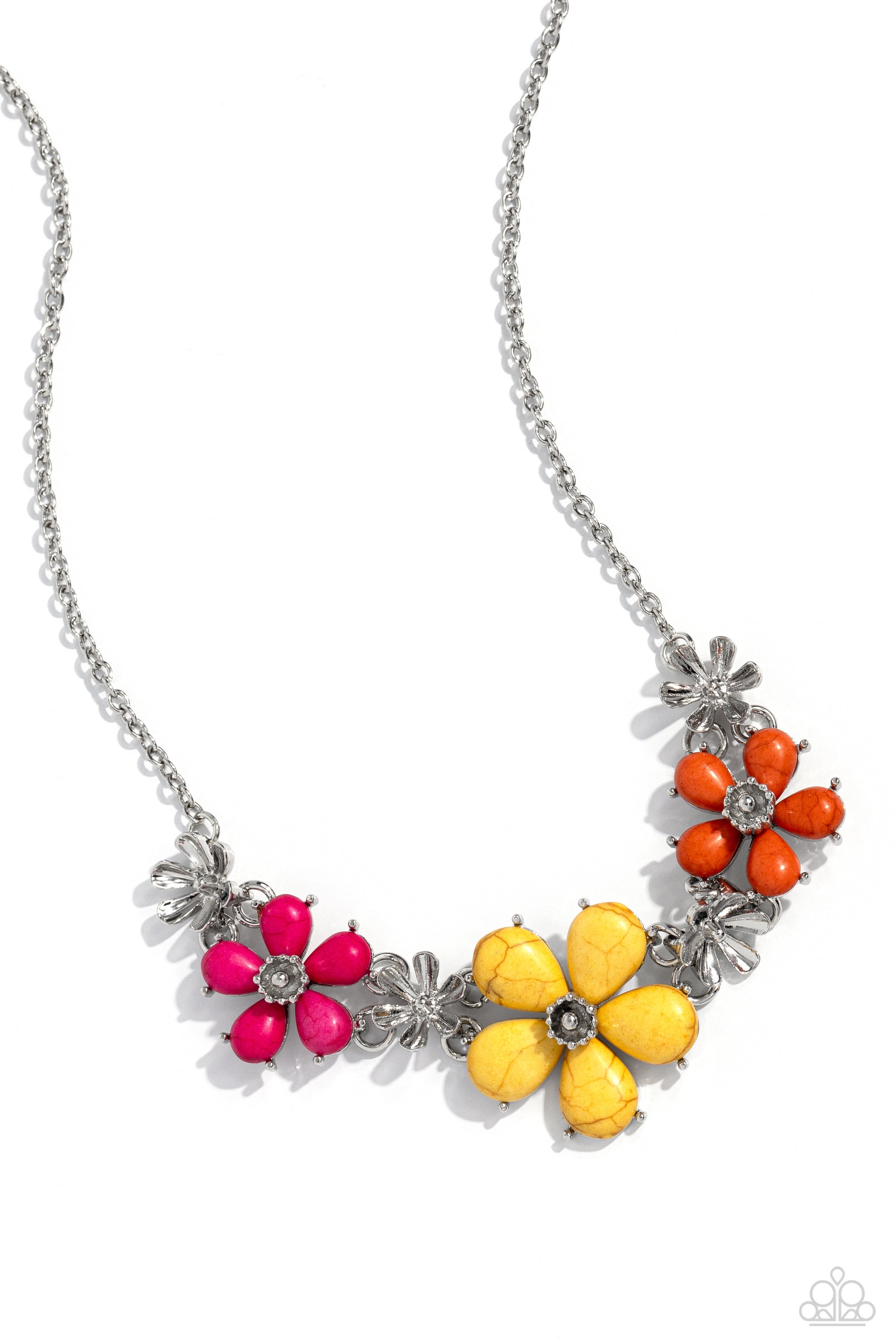 GROWING GARLAND YELLOW-NECKLACE