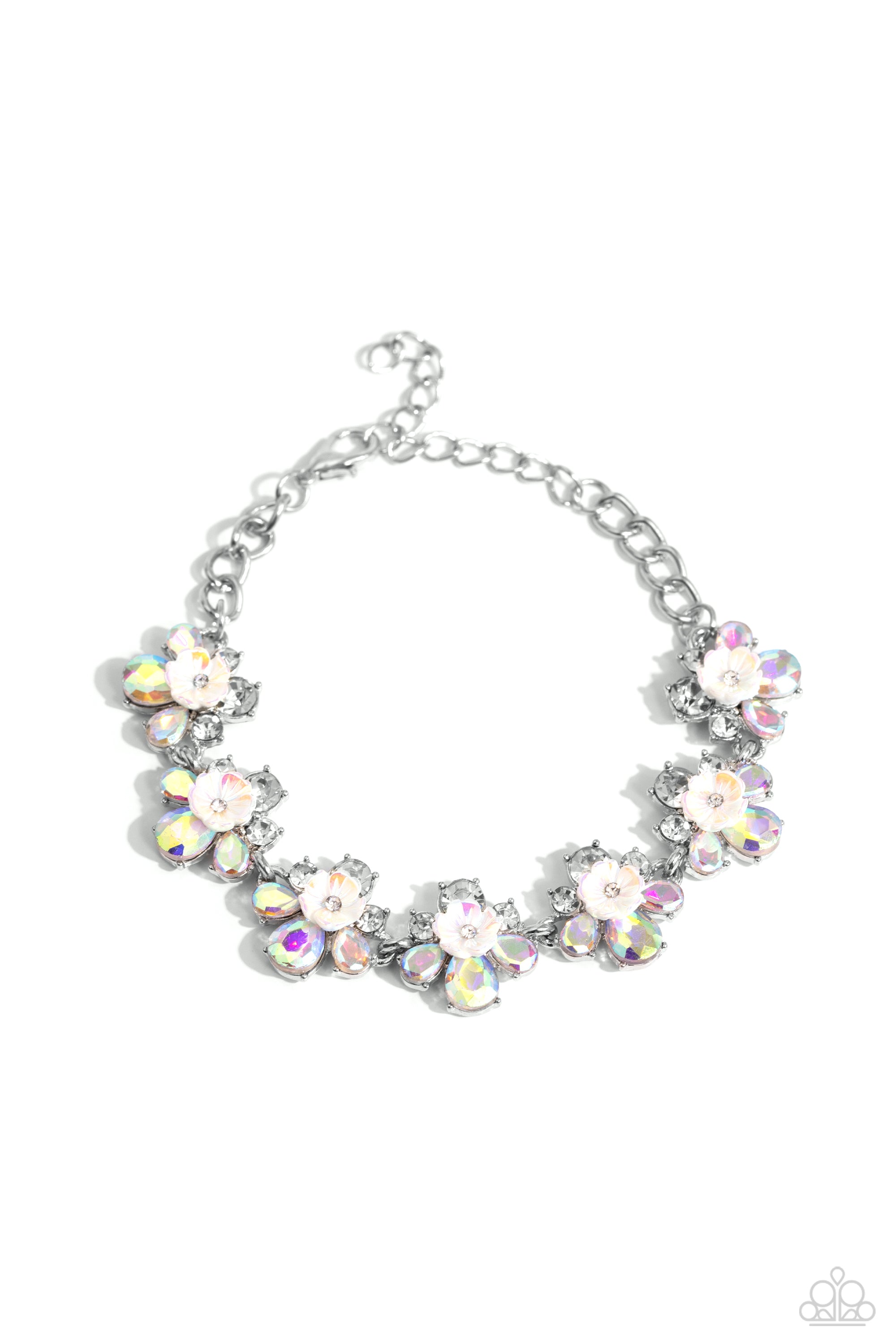 FLORAL FRENZY WHITE-BRACELET