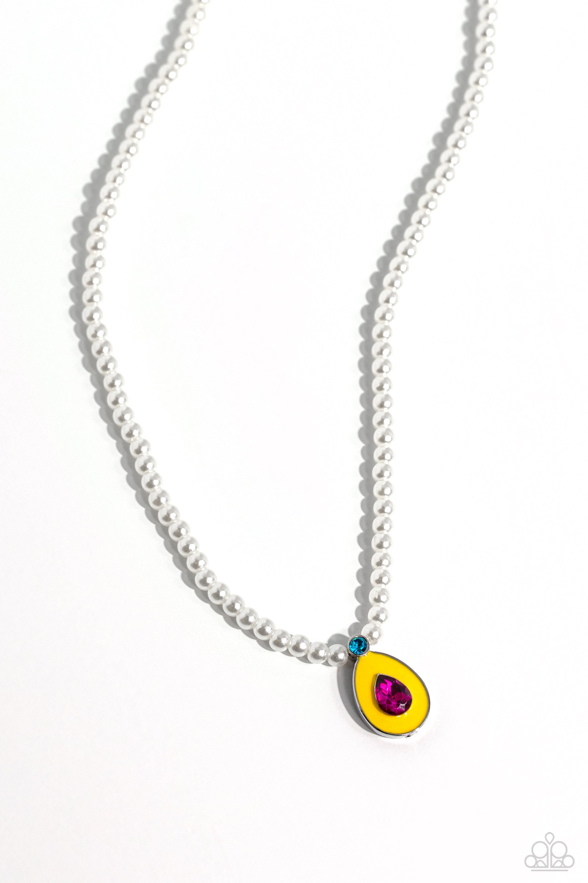 PEARL-DEMONIUM YELLOW-NECKLACE