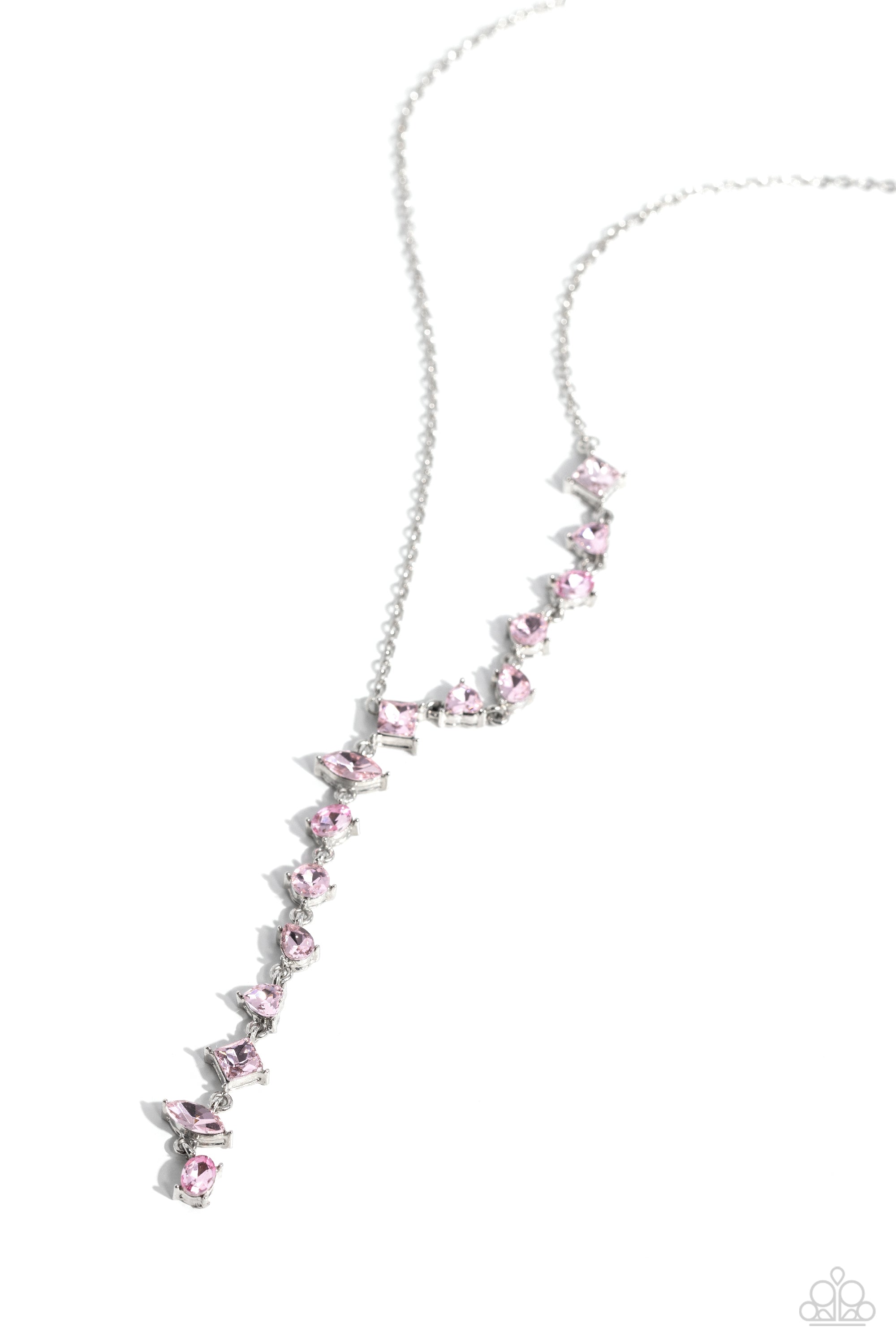 DIAGONAL DAYDREAM PINK-NECKLACE