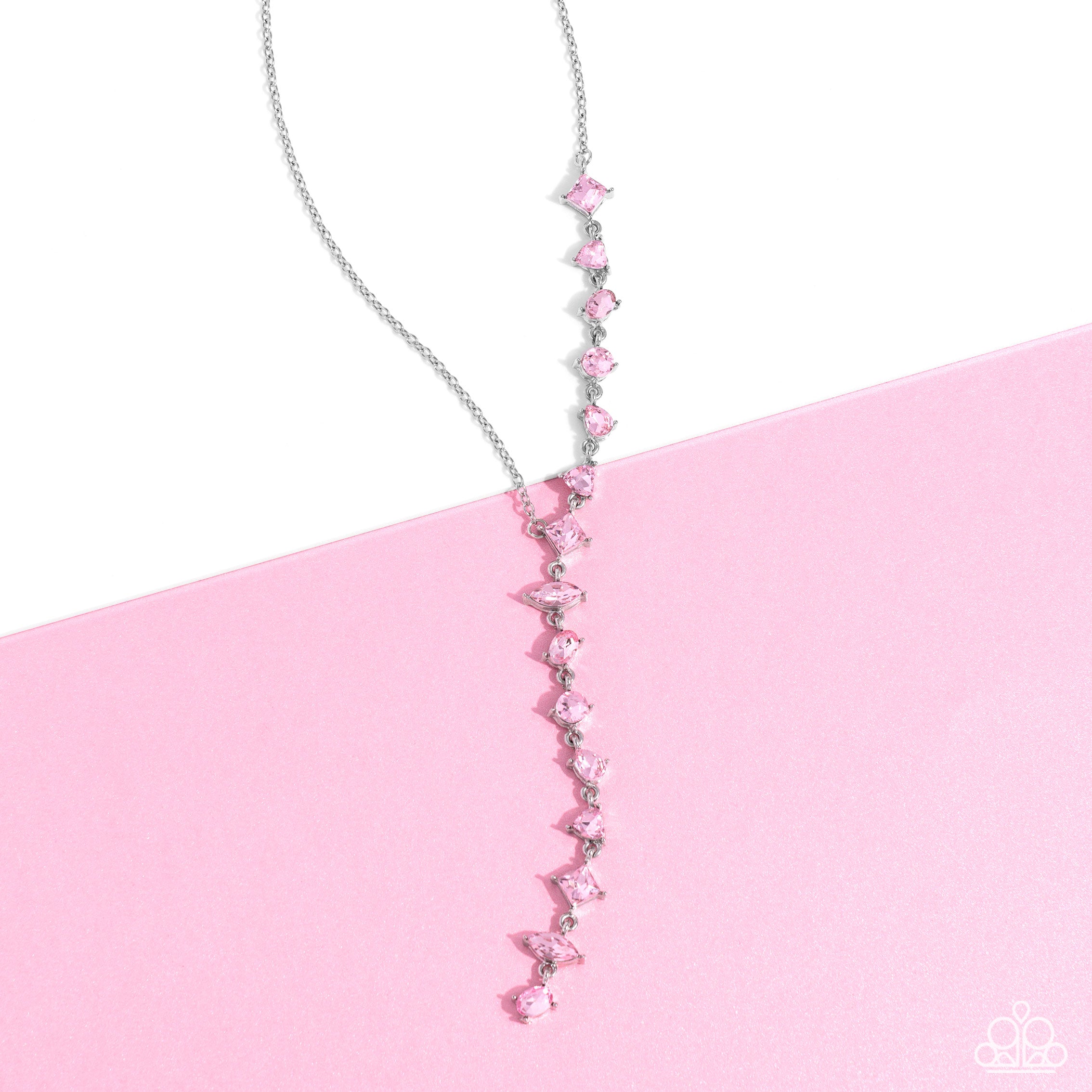 DIAGONAL DAYDREAM PINK-NECKLACE