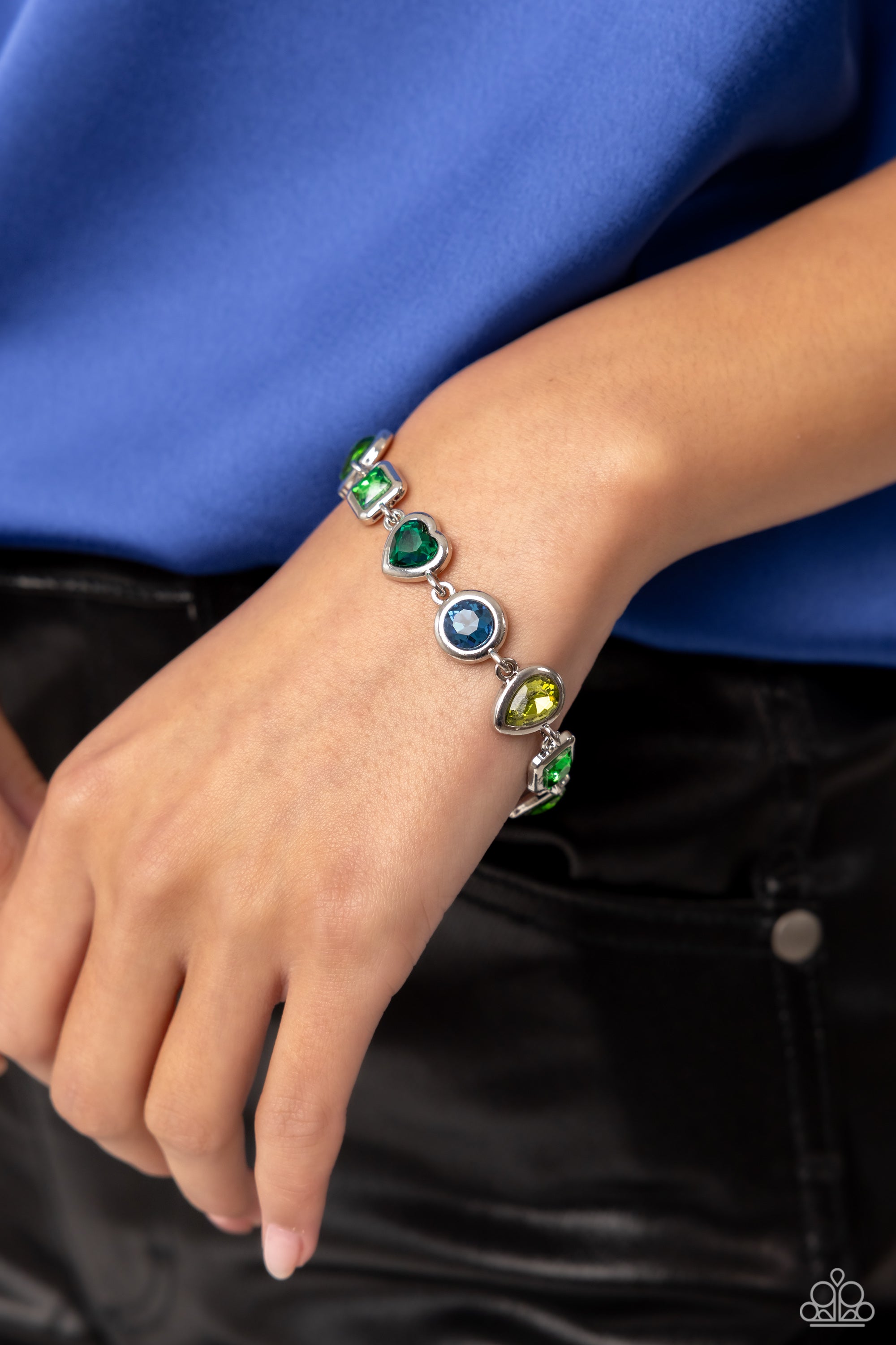 ACTIVELY ABSTRACT GREEN-BRACELET