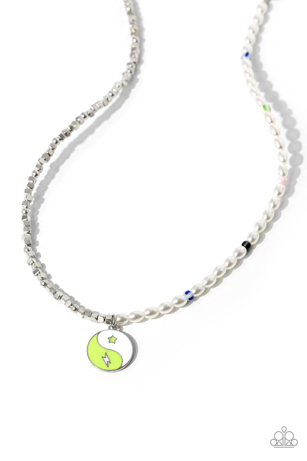 YOUTHFUL YIN AND YANG GREEN-NECKLACE