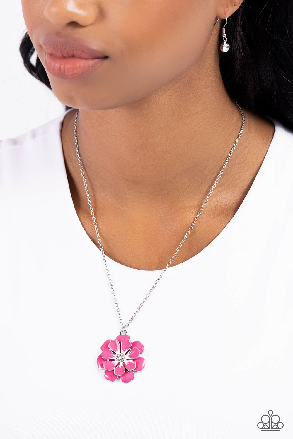 BEYOND BLOOMING PINK-NECKLACE