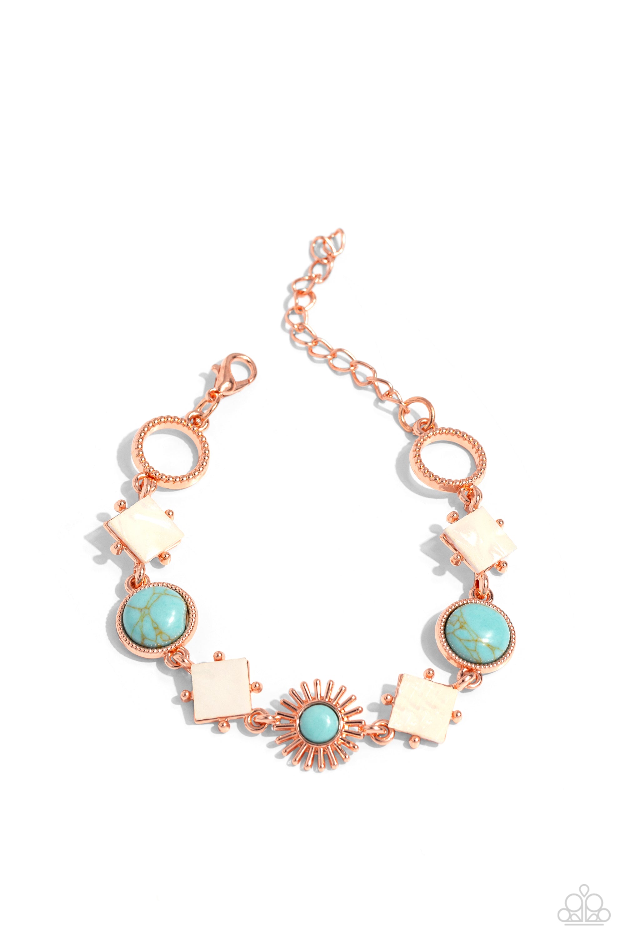 SUNBURST SPLENDOR COPPER-BRACELET