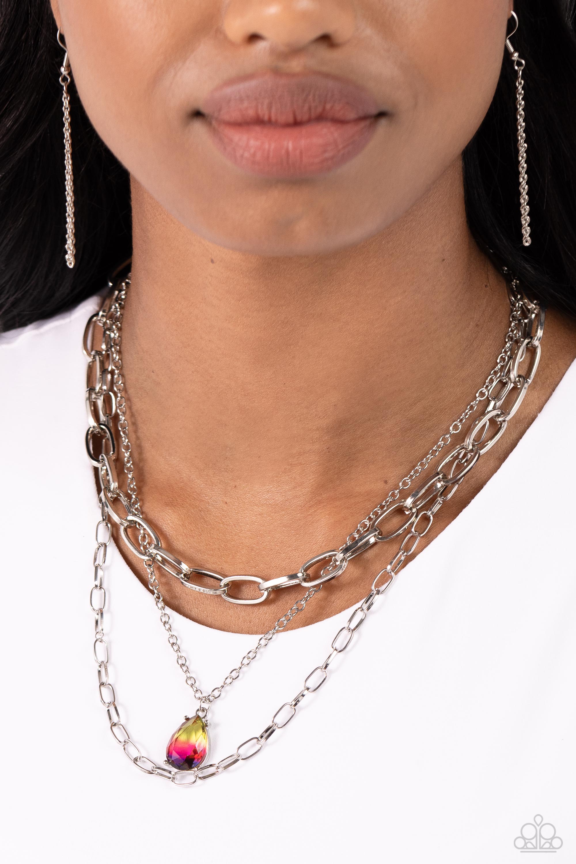 TEARDROP TIERS MULTI-NECKLACE