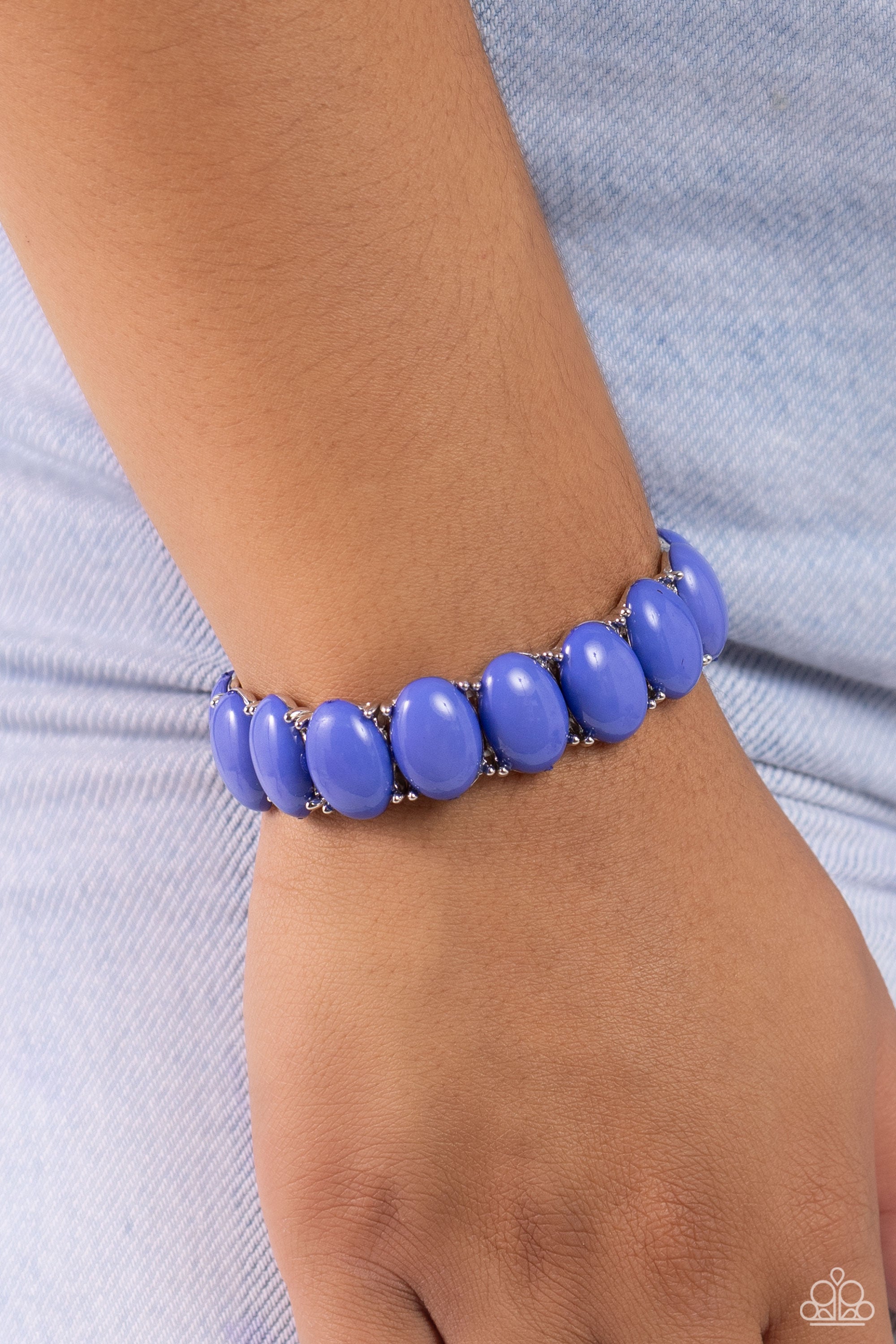 STARTING OVAL BLUE-BRACELET