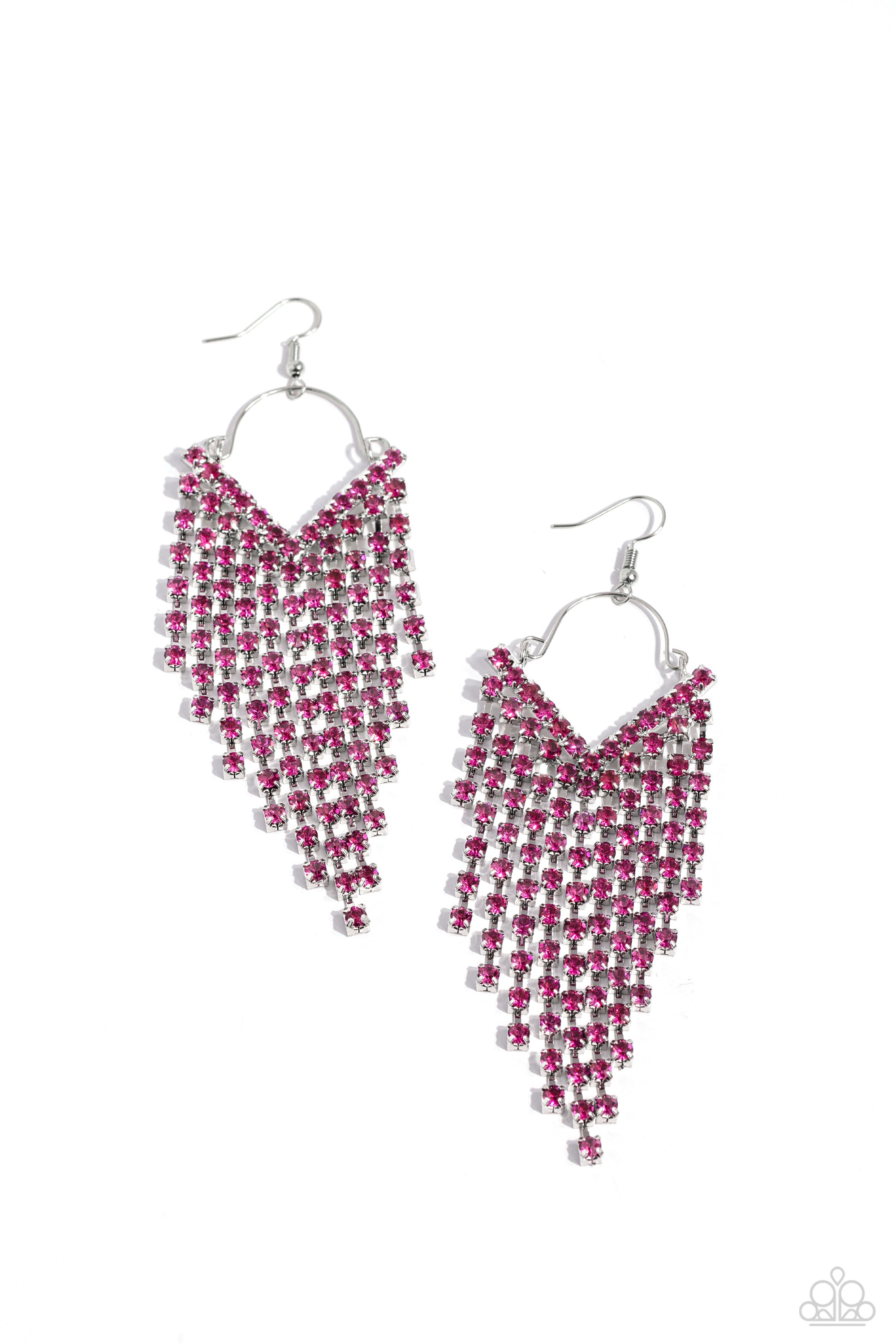 V Fallin Pink-earrings