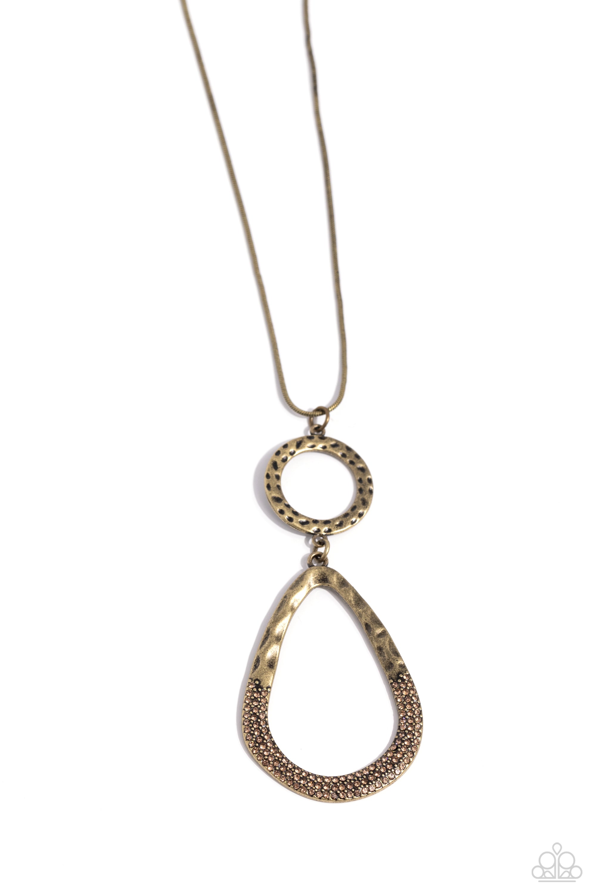 FOCUSED FASHION BRASS-NECKLACE