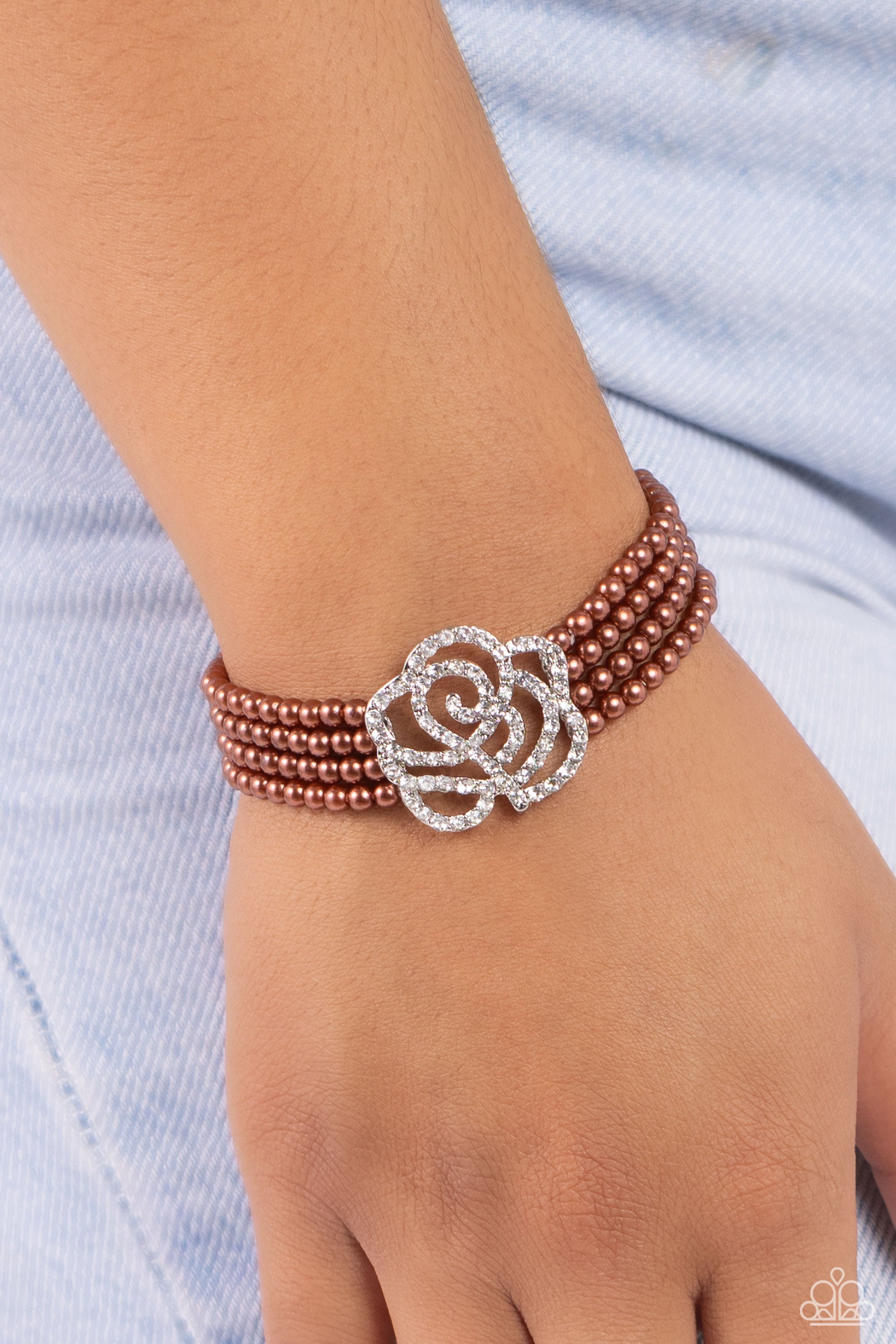 REGAL ROSE BROWN-BRACELET