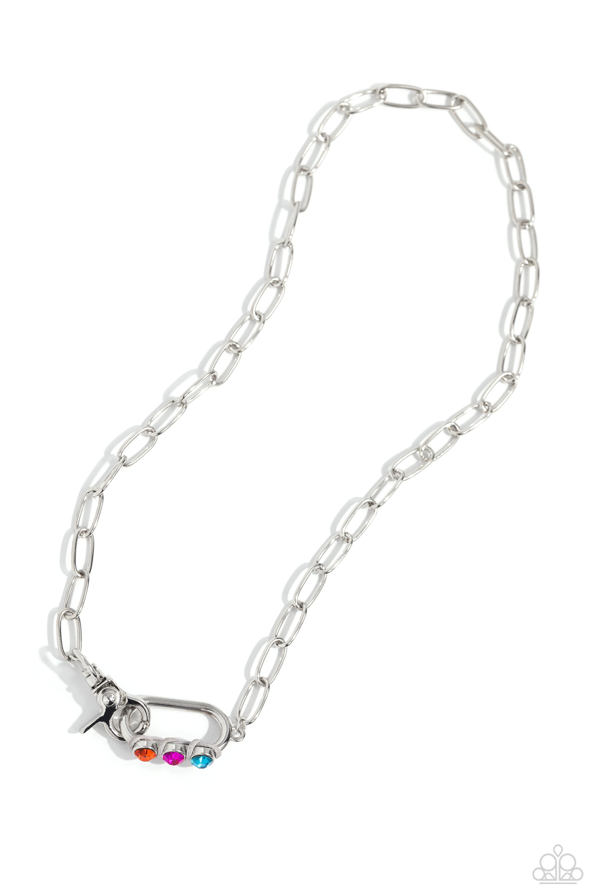 DONT WANT TO MISS A STRING SILVER-NECKLACE