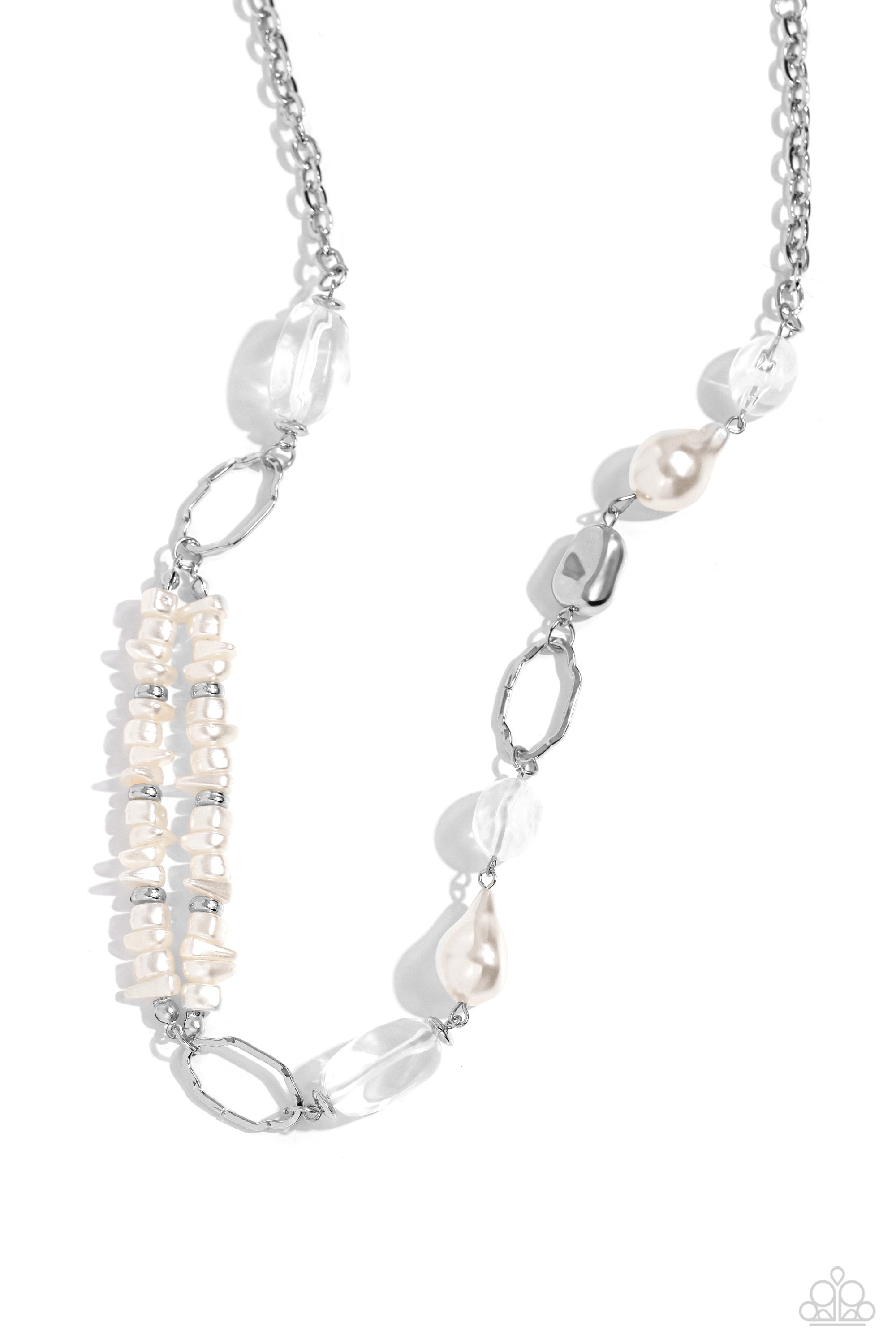 EASYGOING ELEGANCE WHITE-NECKLACE