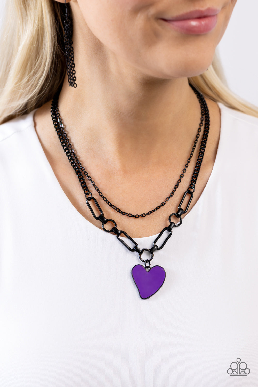 CAREFREE CONFIDENCE PURPLE-NECKLACE