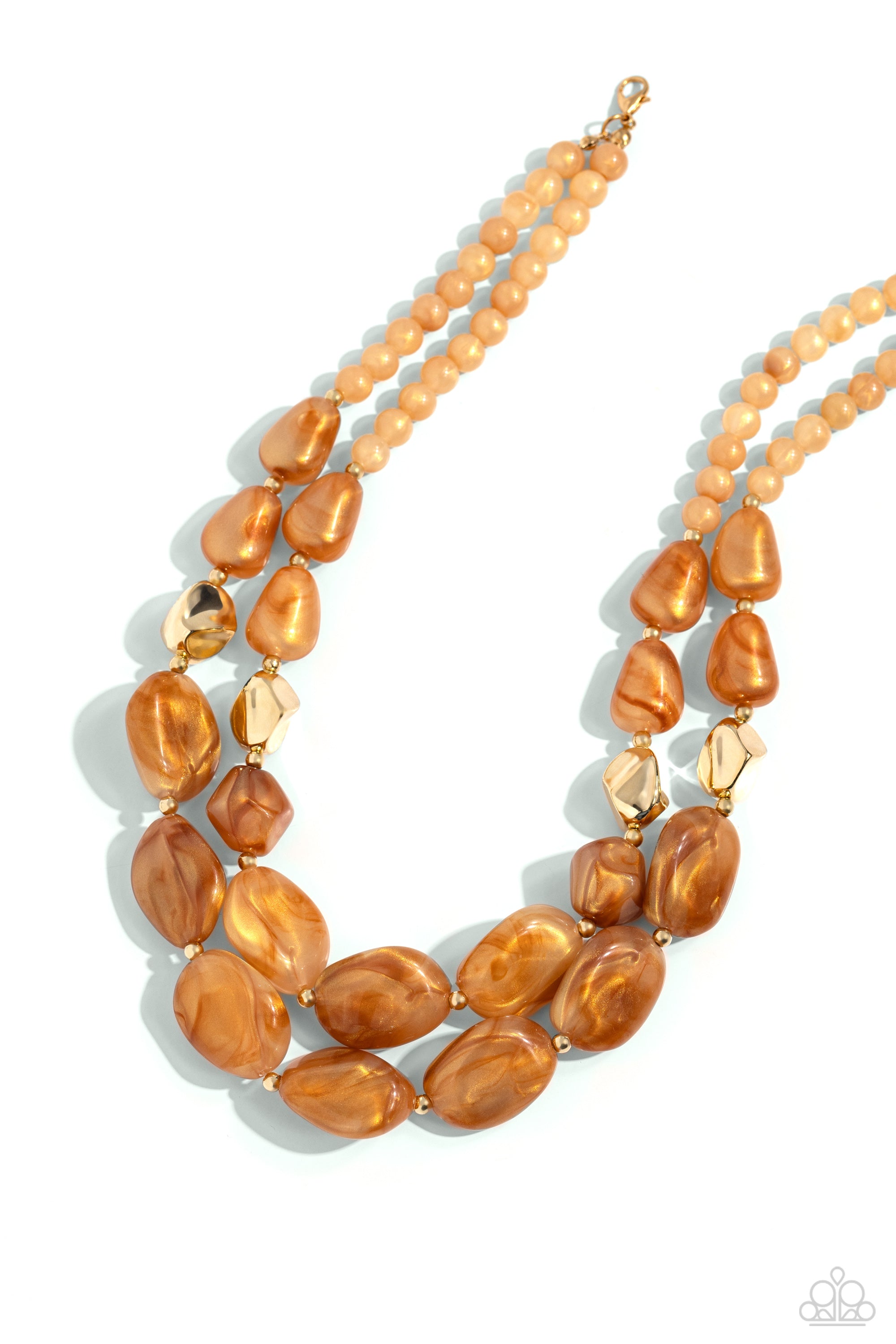 SEIZE THE STATEMENT BROWN-NECKLACE