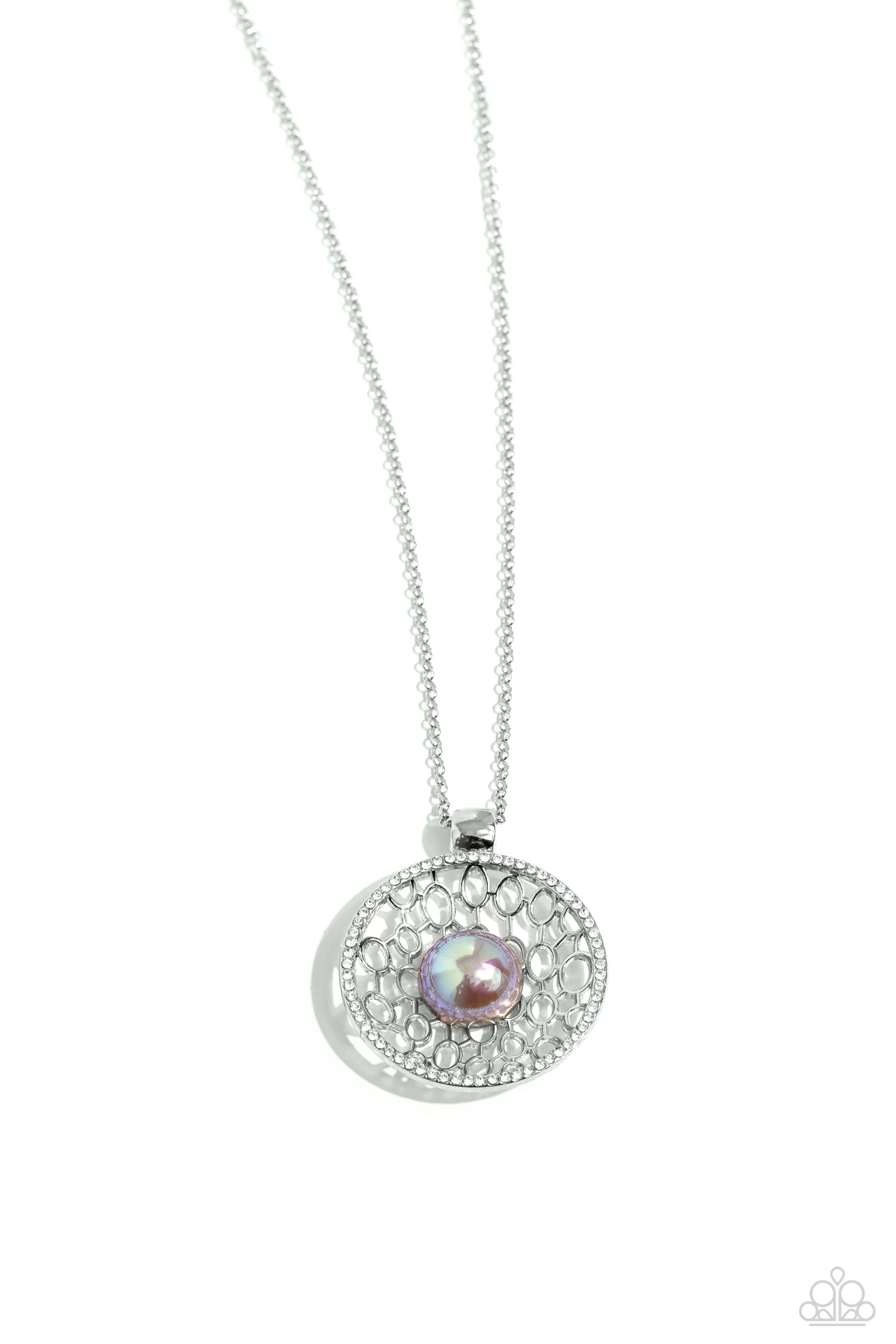 WALL STREET WEB SILVER-NECKLACE