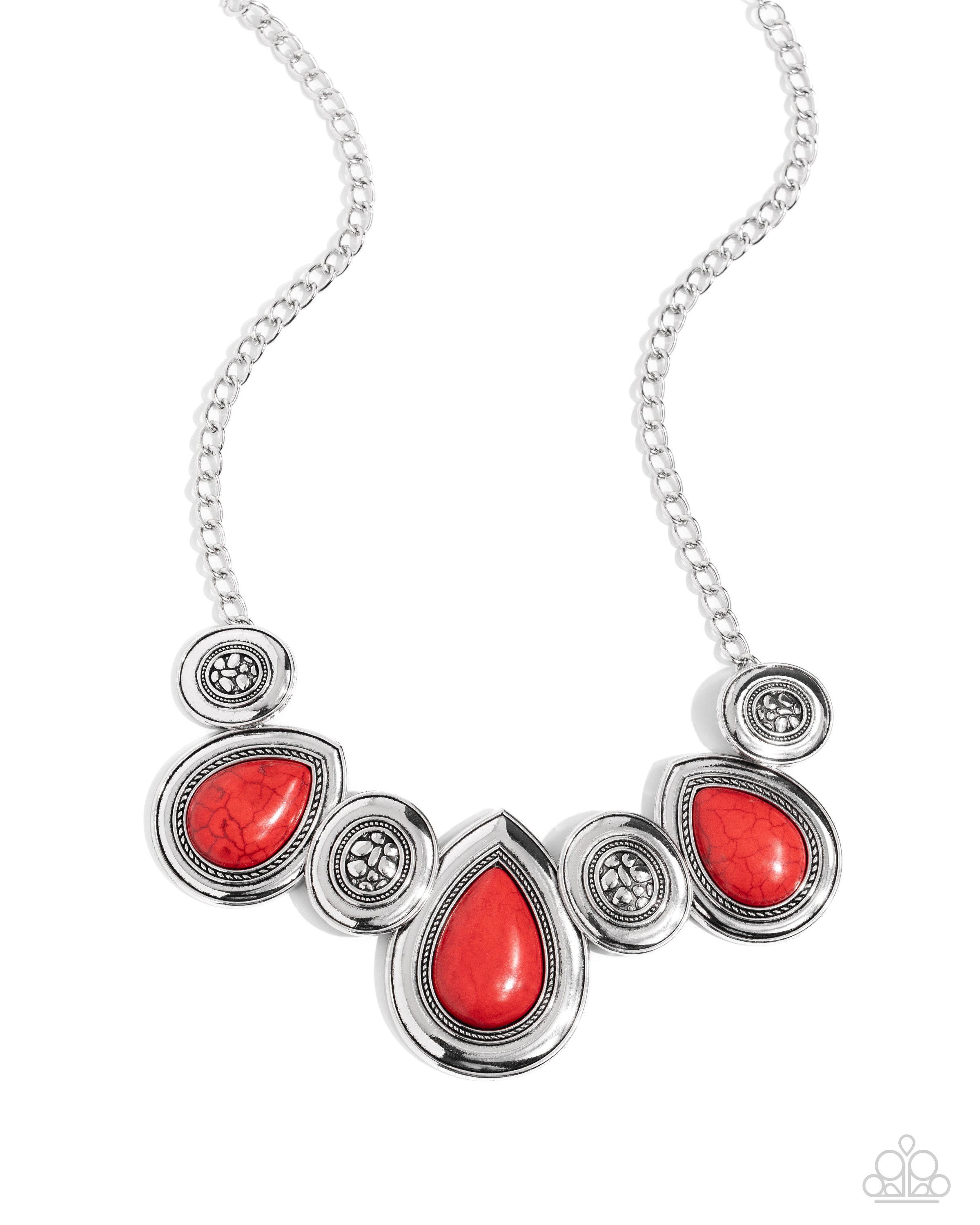 RUSTIC REMIX RED-NECKLACE