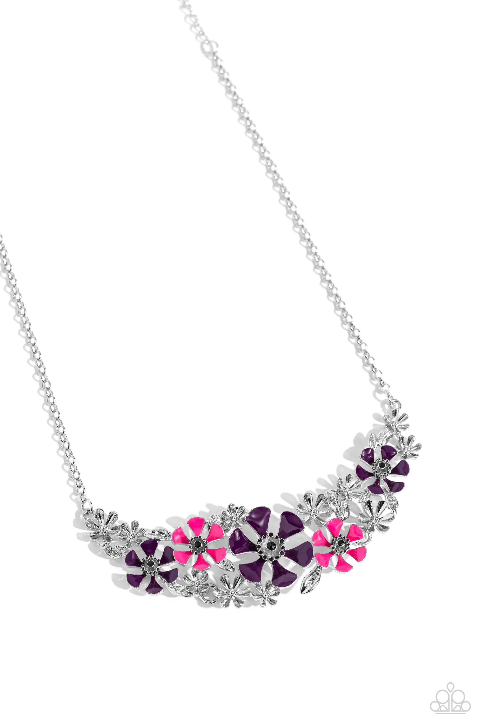 BLOOMING PRACTICE PURPLE-NECKLACE