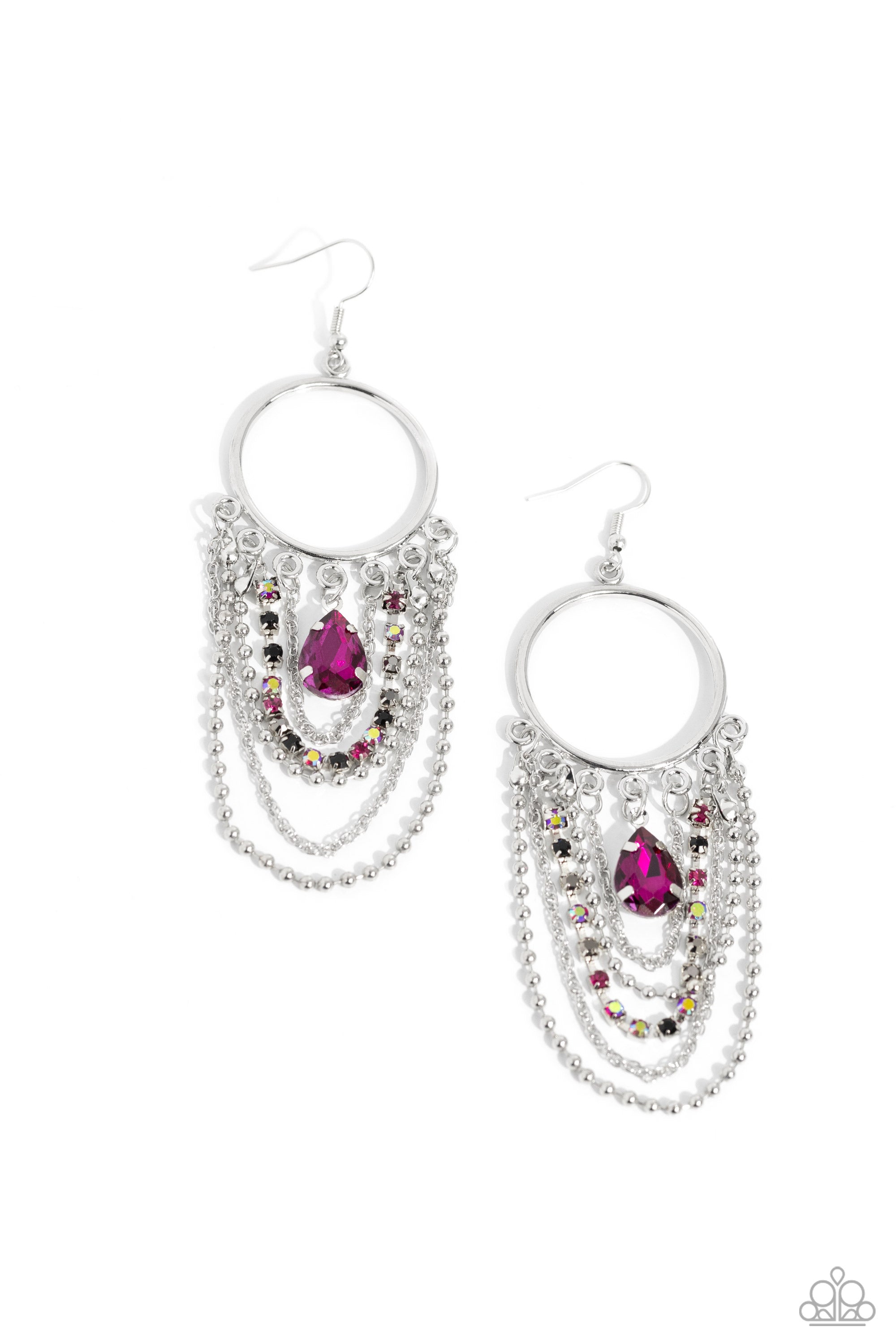 CASCADING CLASH MULTI-EARRINGS