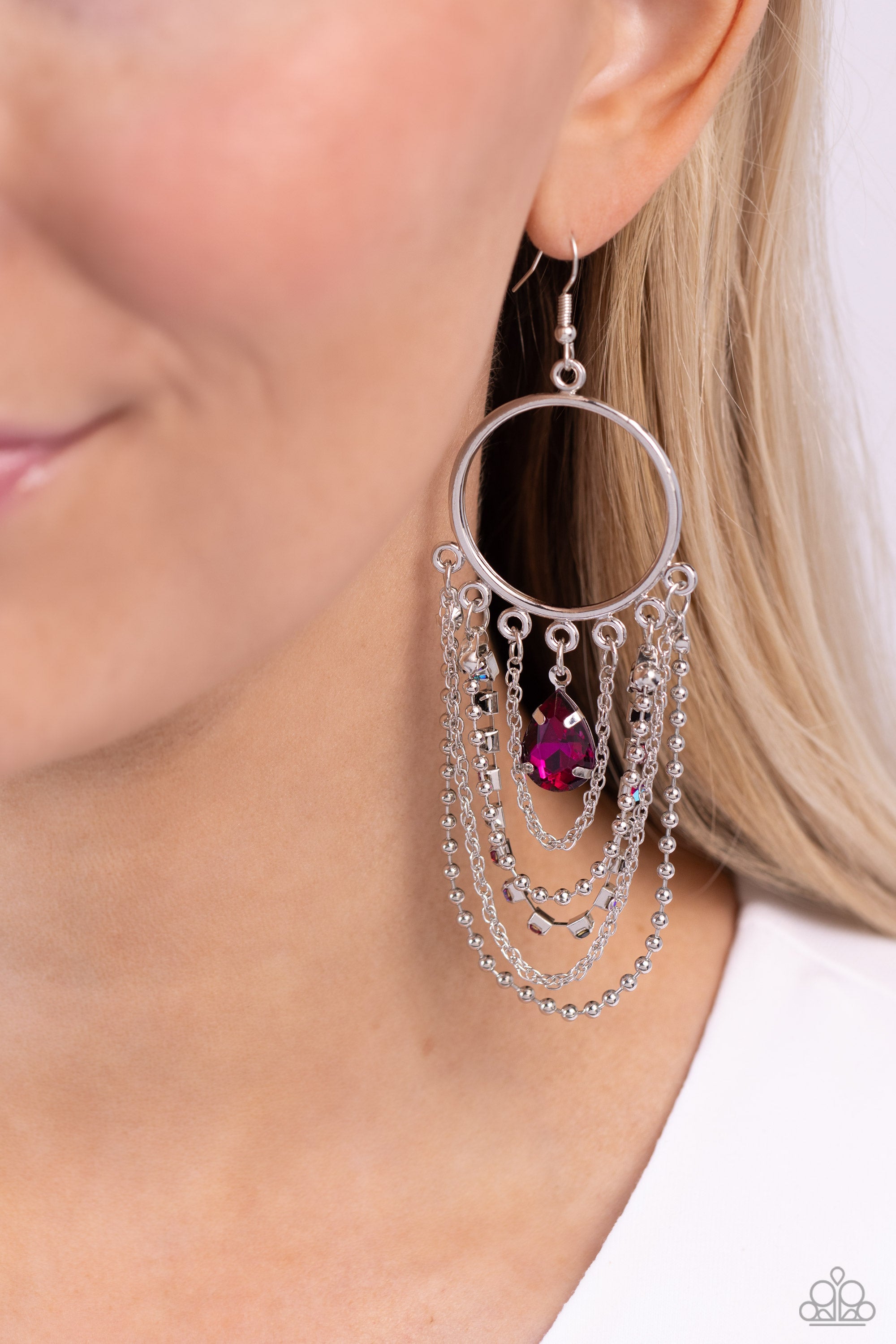 CASCADING CLASH MULTI-EARRINGS