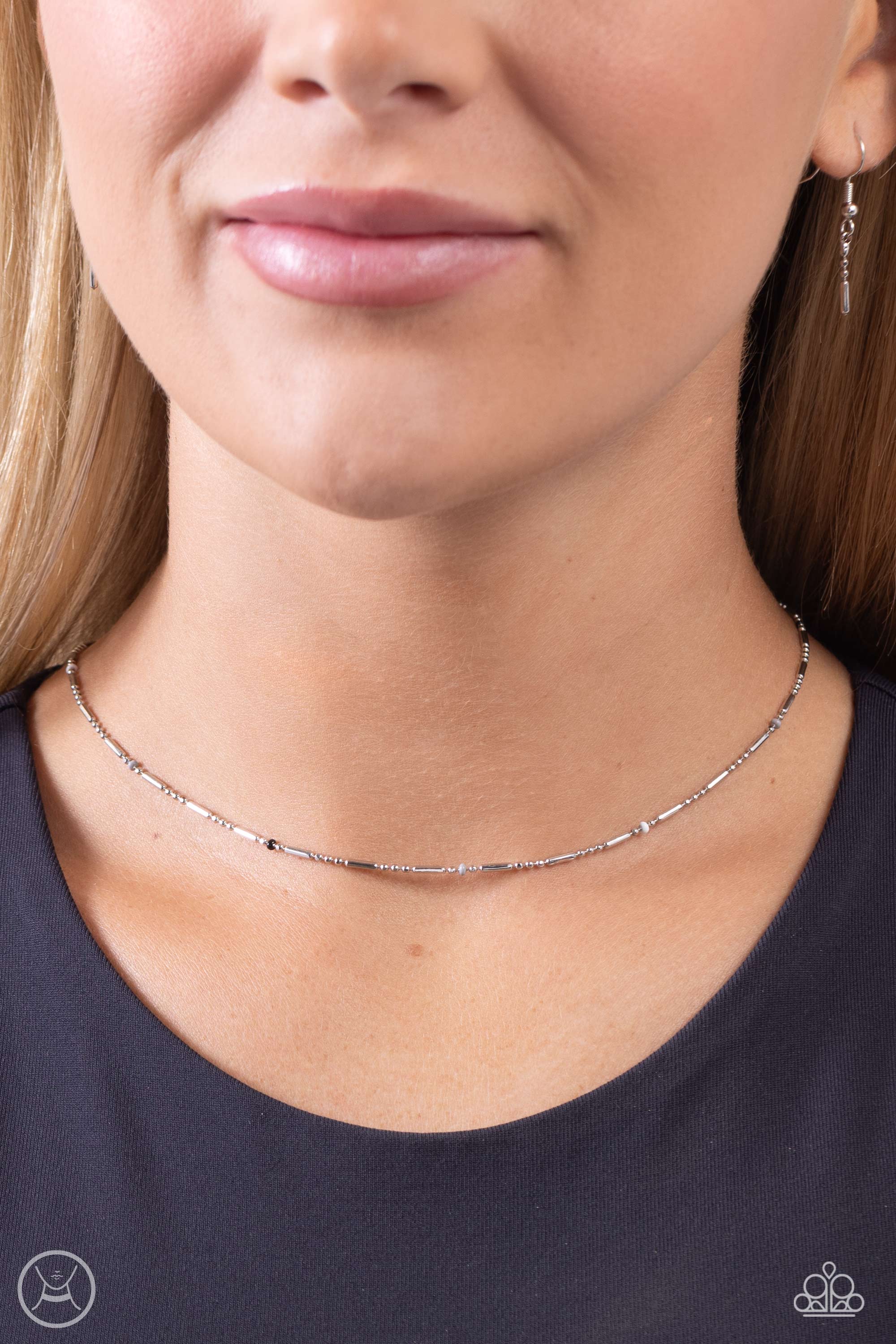 SERENITY STRAND SILVER-NECKLACE