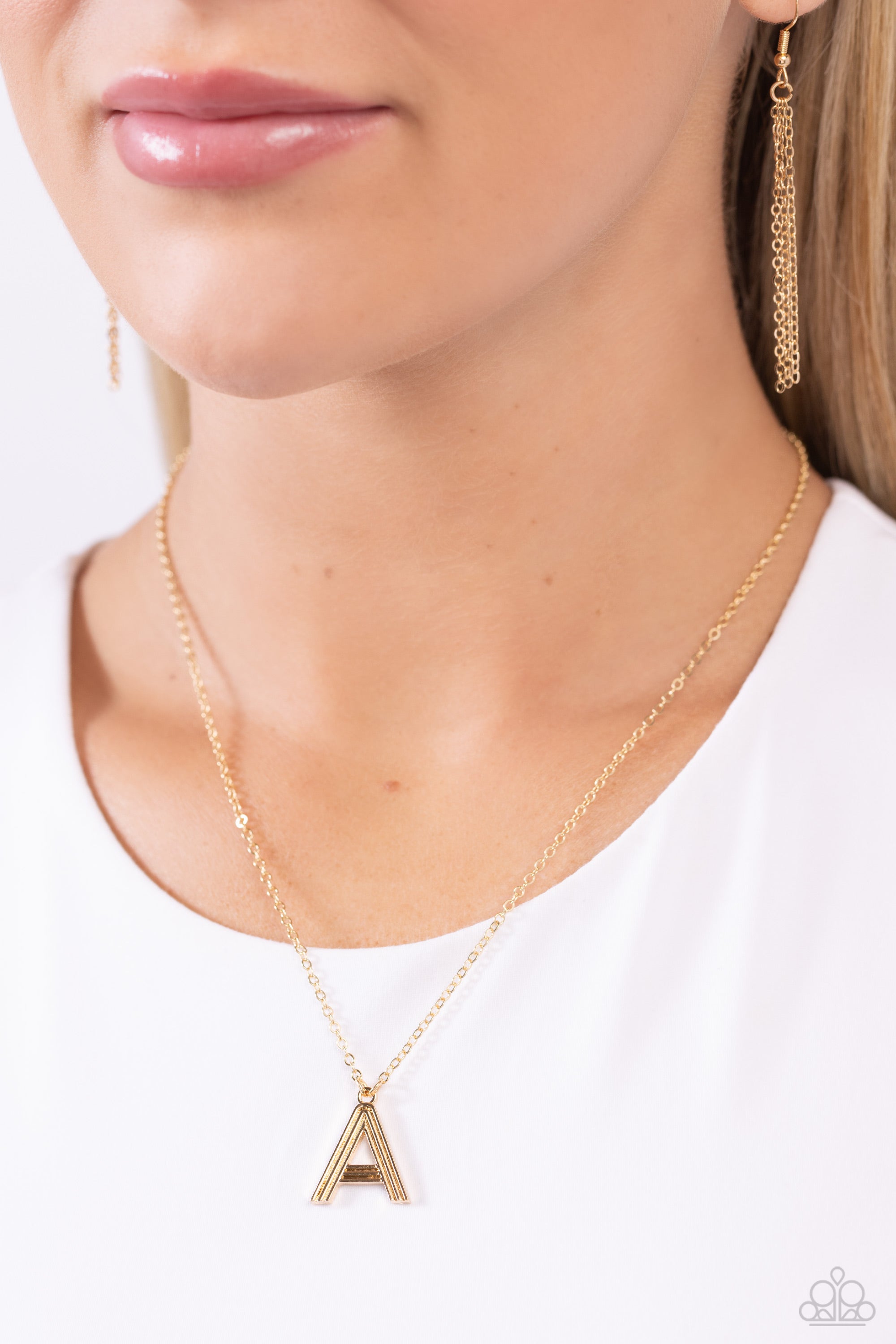 LEAVE YOUR INITIALS GOLD A-NECKLACE