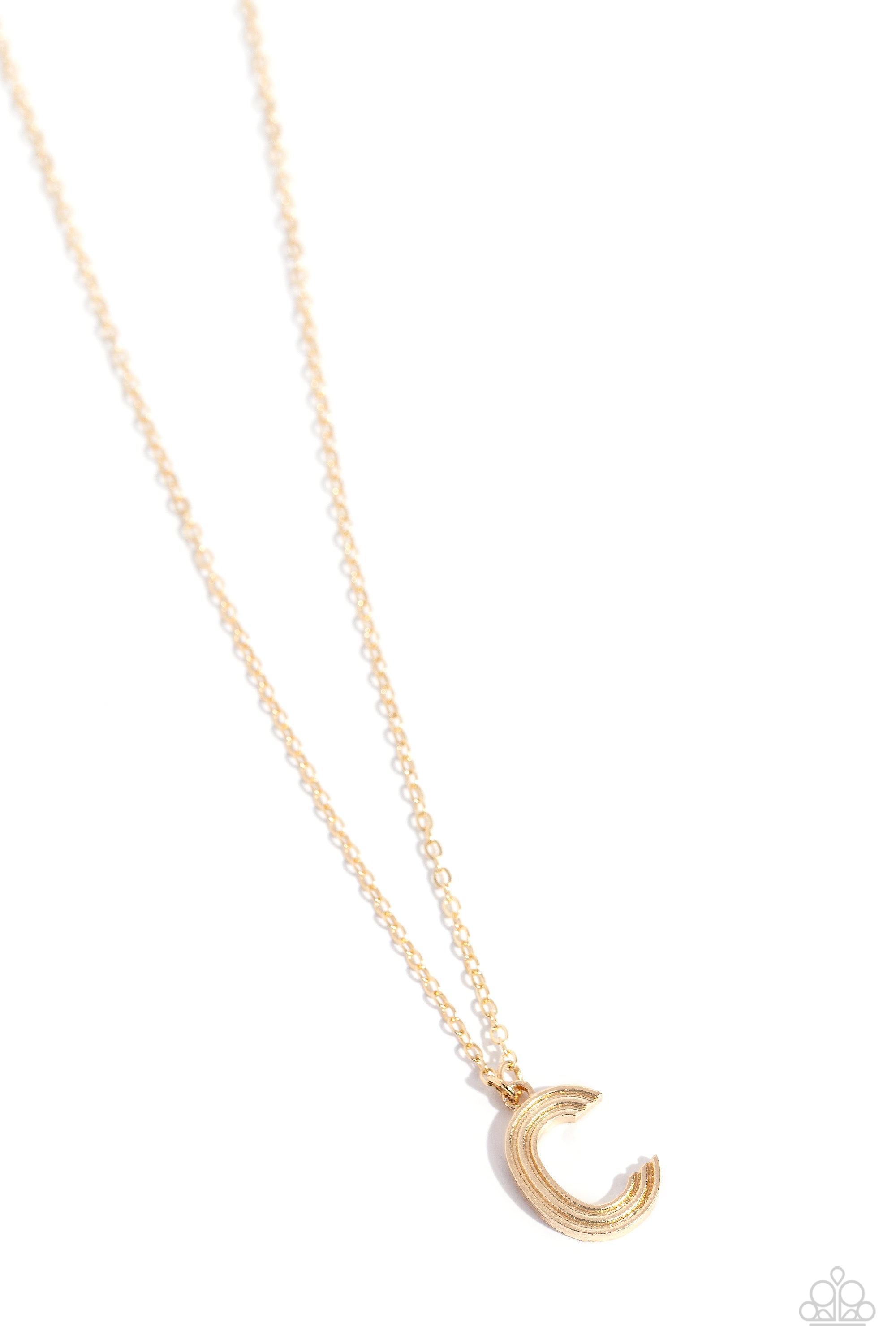 LEAVE YOUR INITIALS GOLD C-NECKLACE