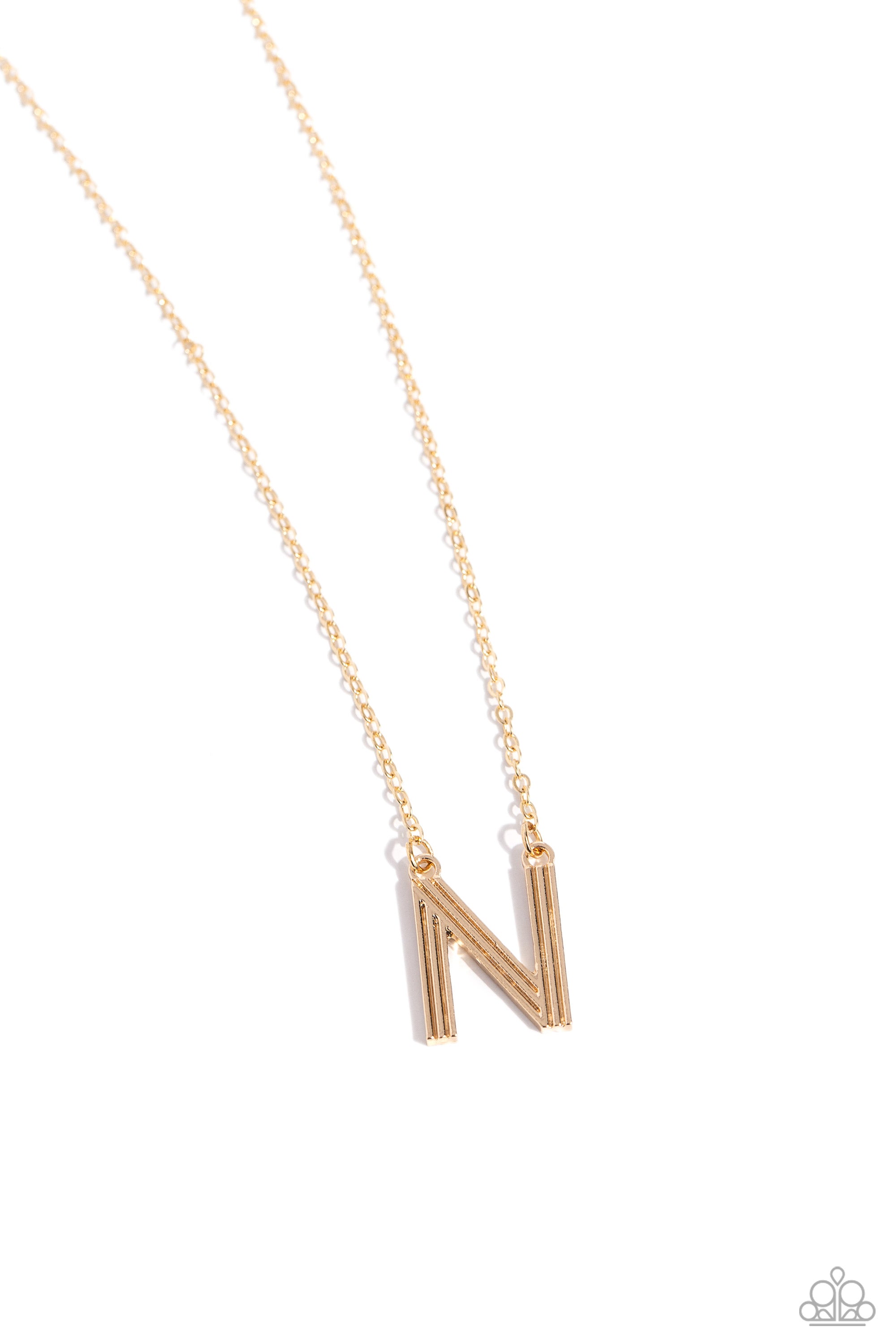 LEAVE YOUR INITIALS GOLD N-NECKLACE