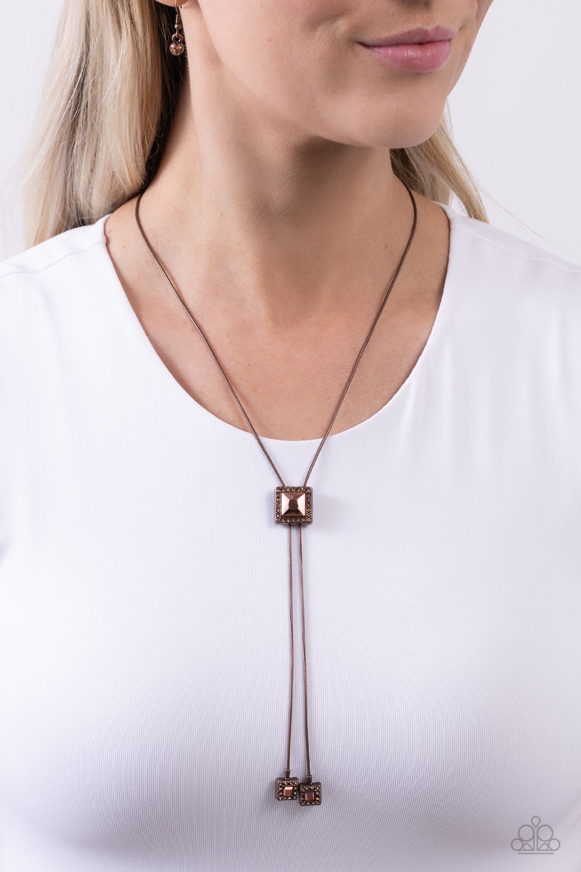 I SOLEMNLY SQUARE COPPER-NECKLACE