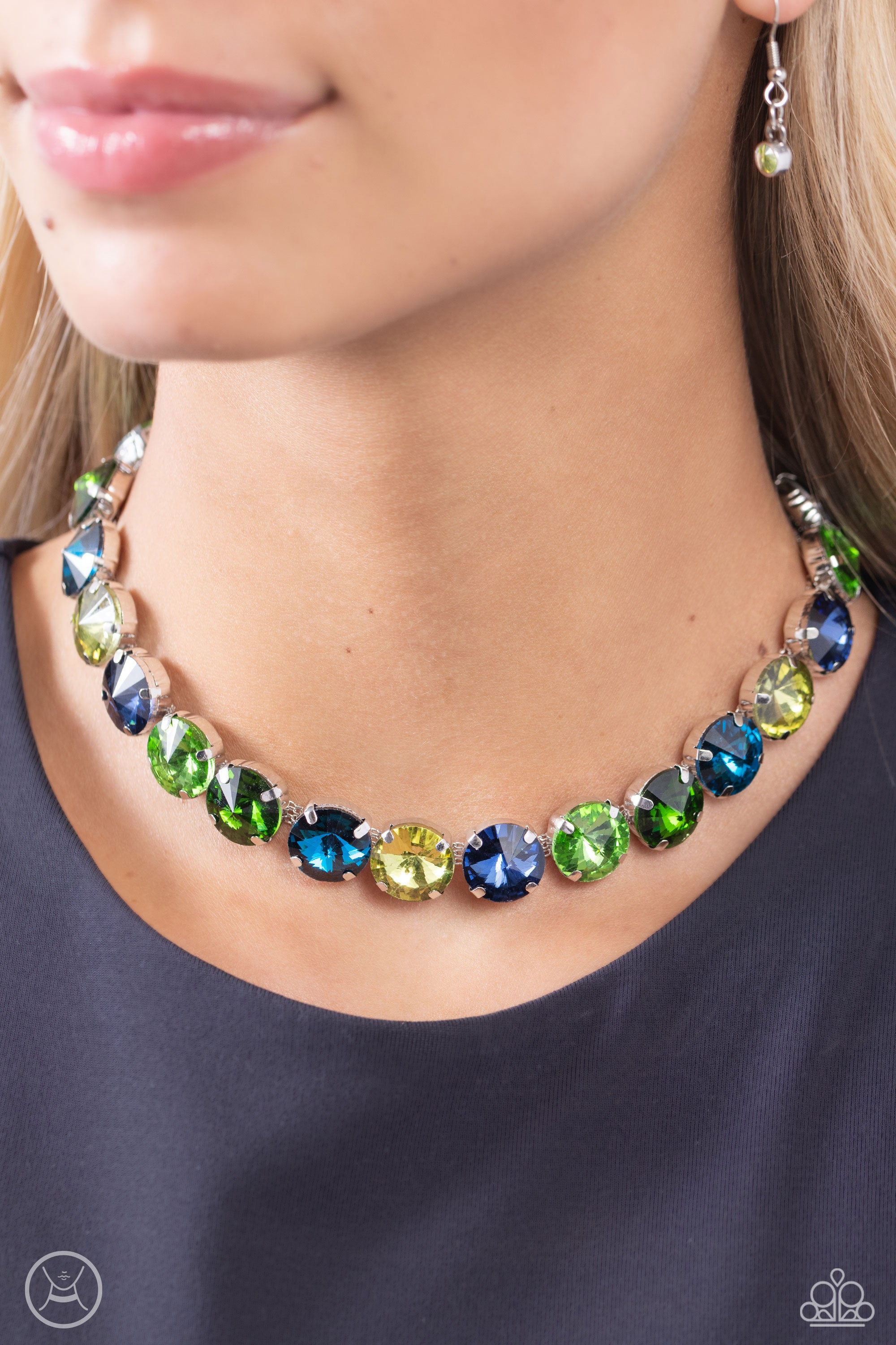 ALLURING A-LISTER GREEN-NECKLACE