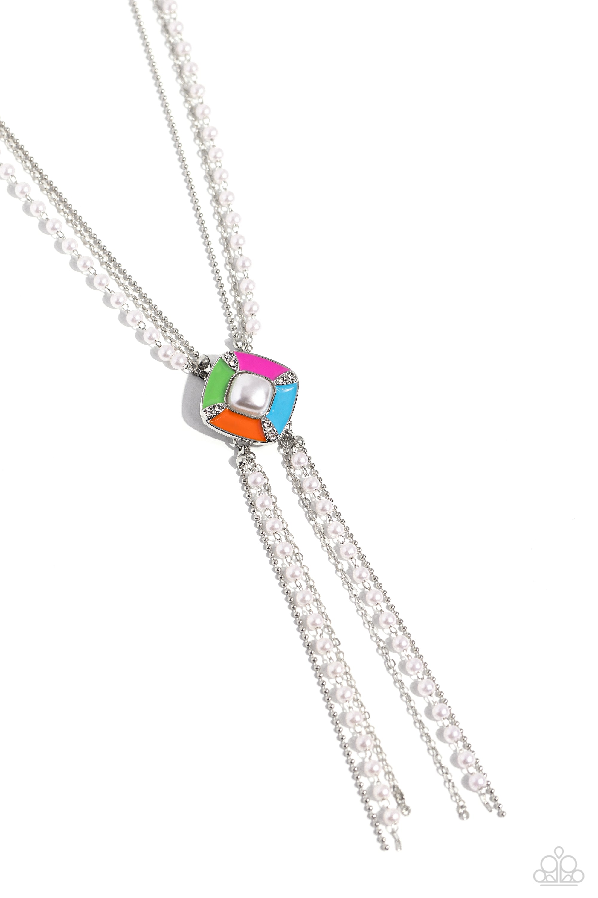 I PINKY SQUARE MULTI-NECKLACE