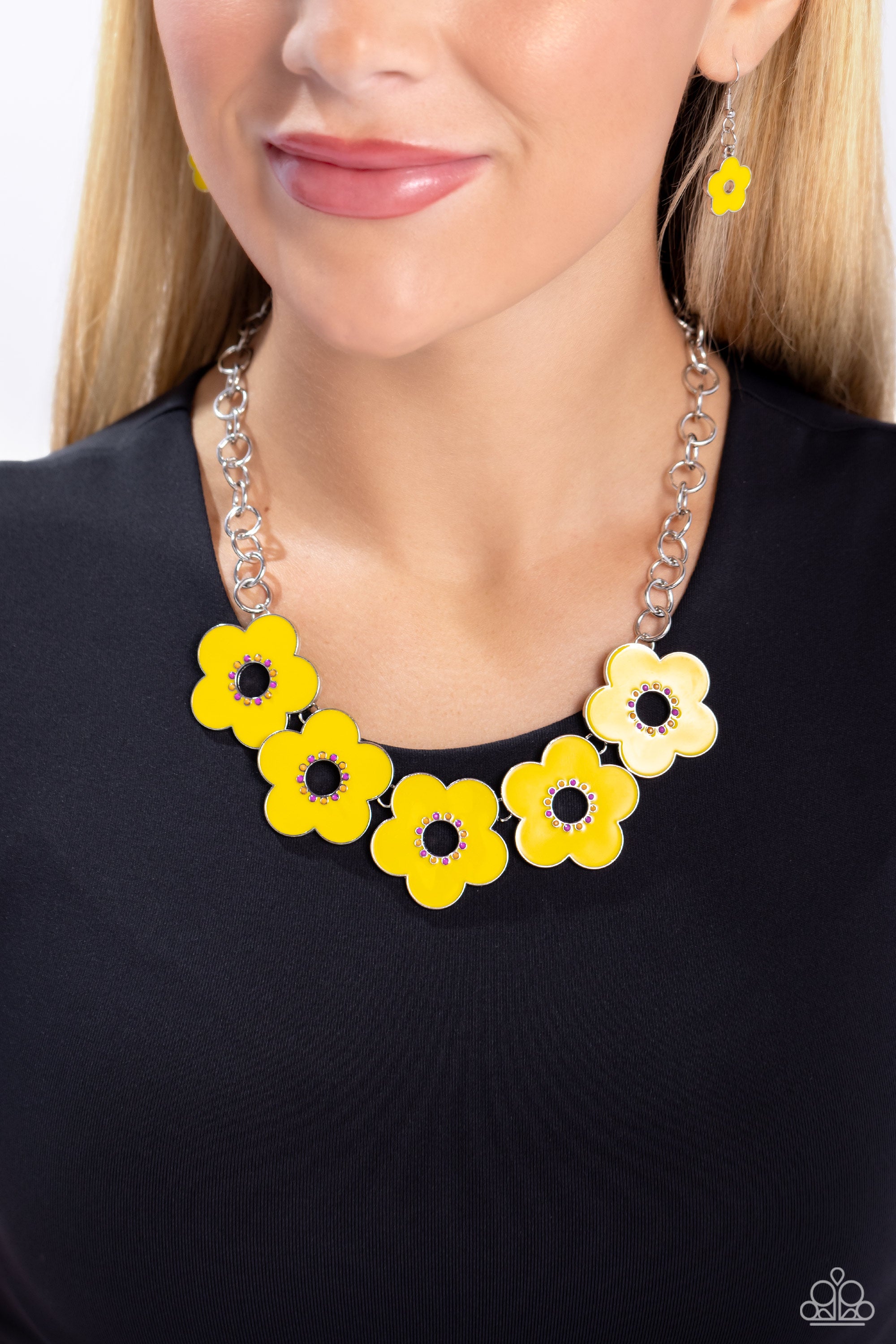 CARTOON COUTURE YELLOW-NECKLACE