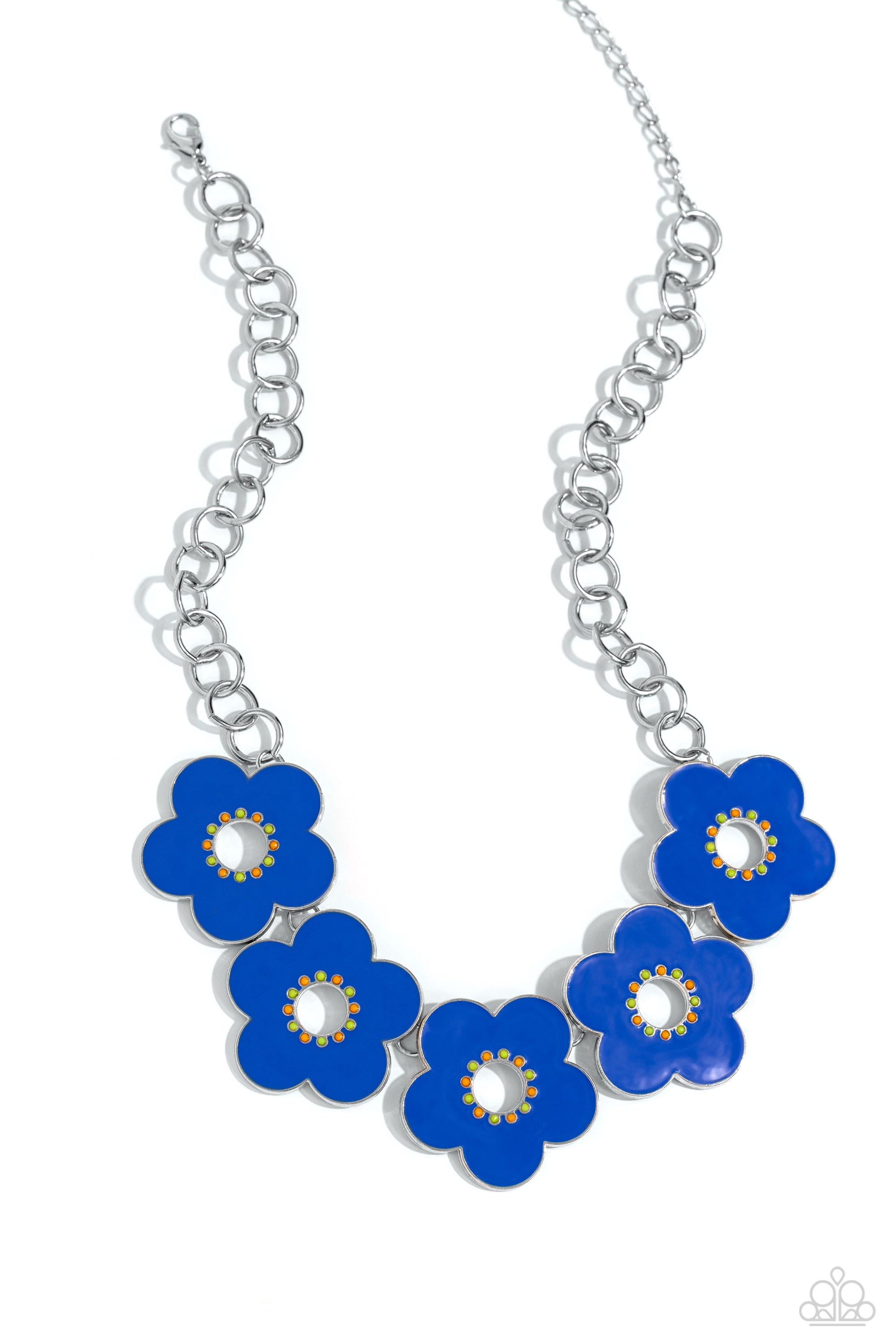 CARTOON COUTURE BLUE-NECKLACE