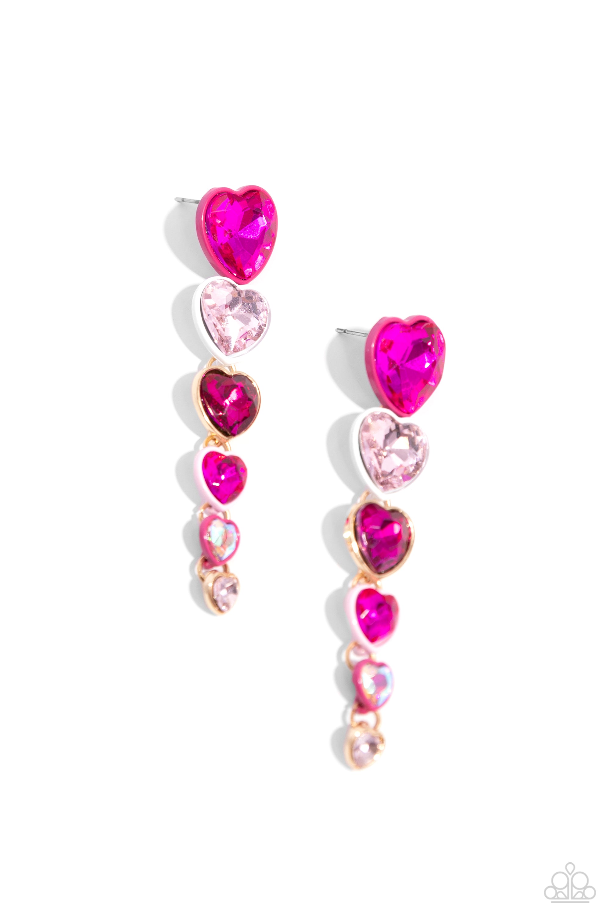 CASCADING CASANOVA PINK-EARRINGS